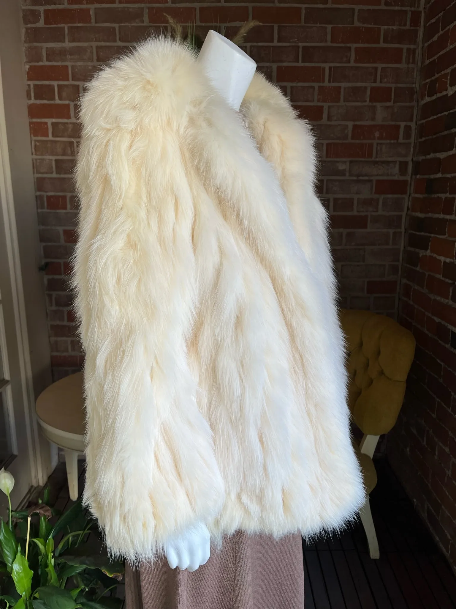 1970s Donald Brooks Fox Fur Coat