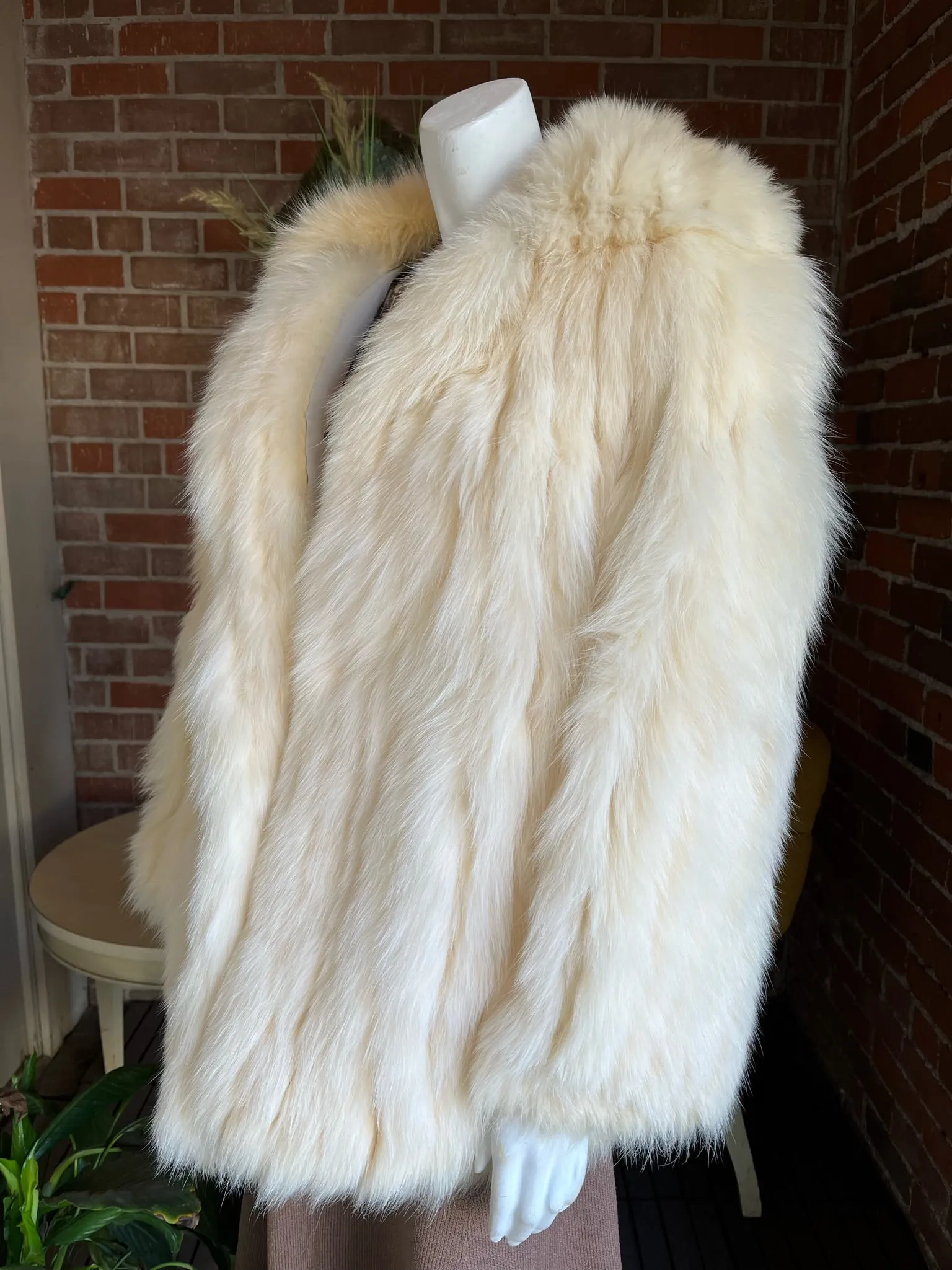 1970s Donald Brooks Fox Fur Coat