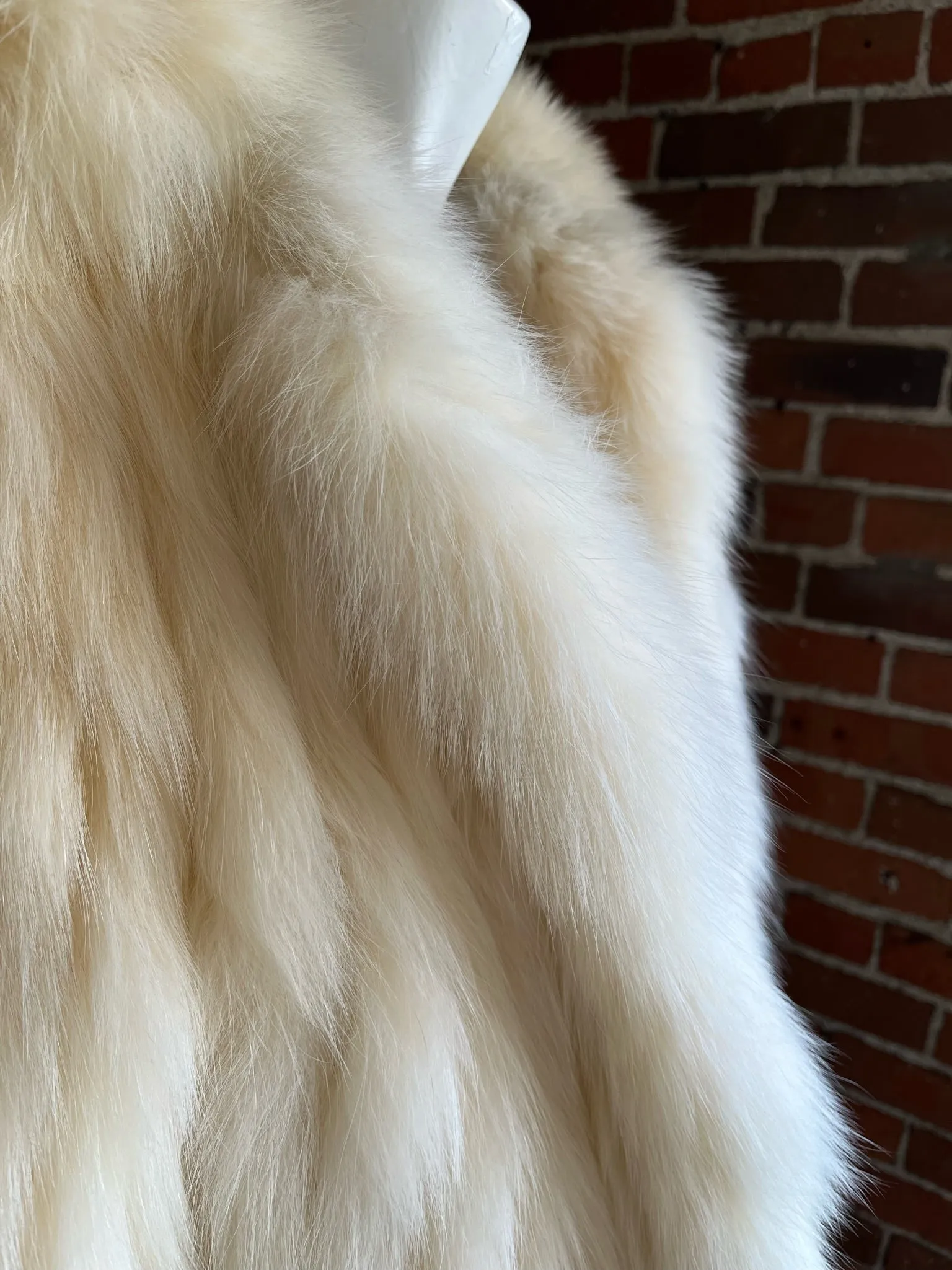 1970s Donald Brooks Fox Fur Coat