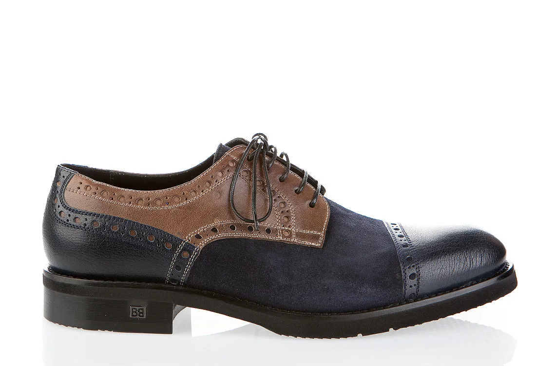 6207 Baldinini Shoes / Blue-Brown