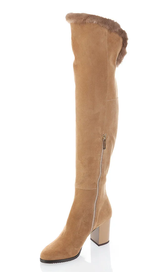 6234 Marino Fabiani Boots / Beige