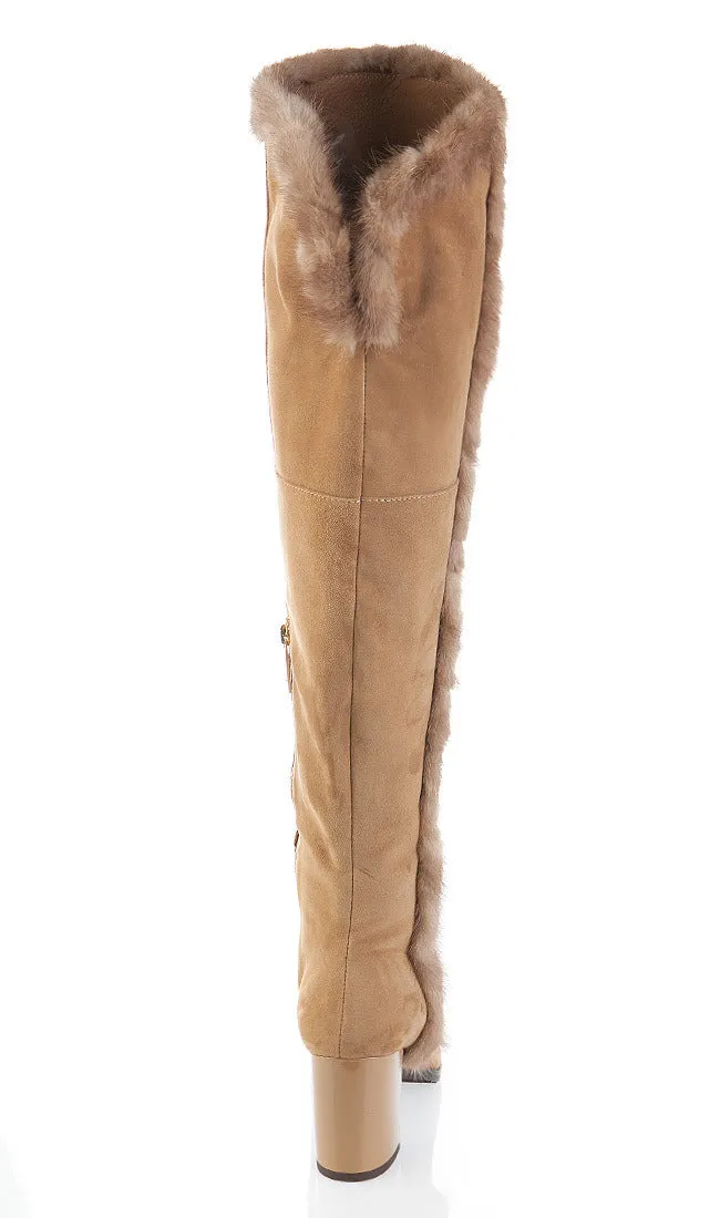 6234 Marino Fabiani Boots / Beige