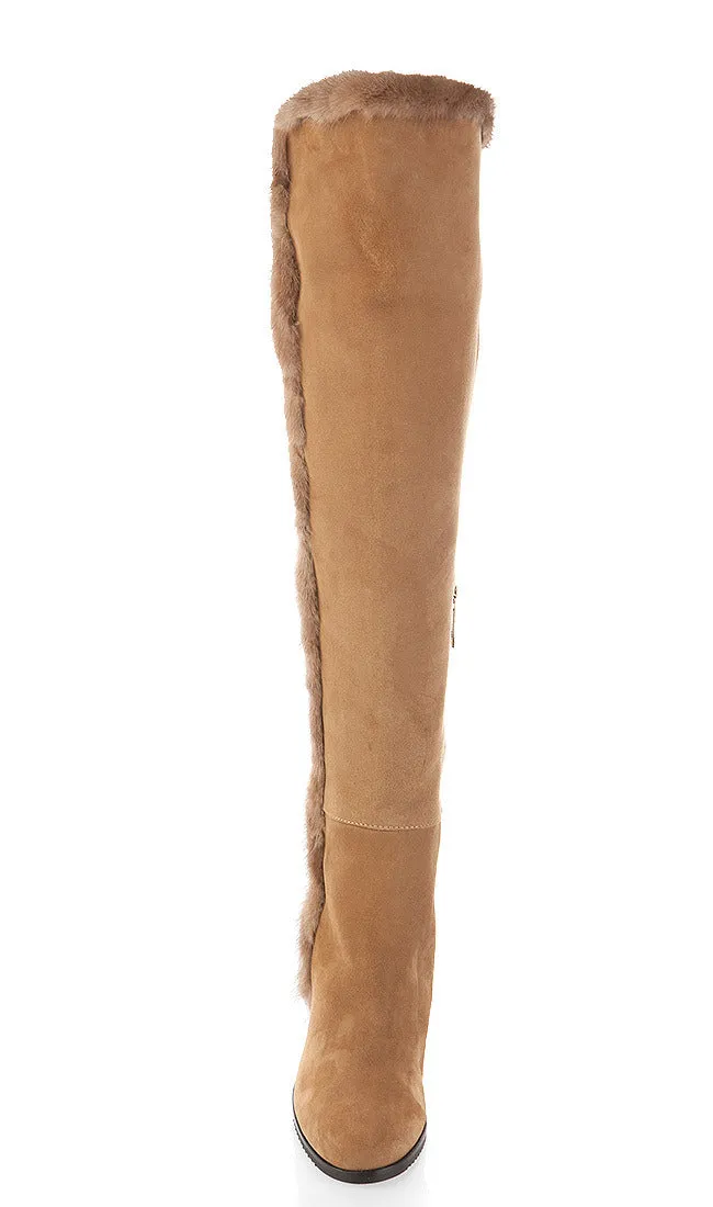 6234 Marino Fabiani Boots / Beige