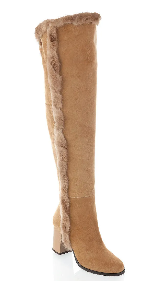 6234 Marino Fabiani Boots / Beige