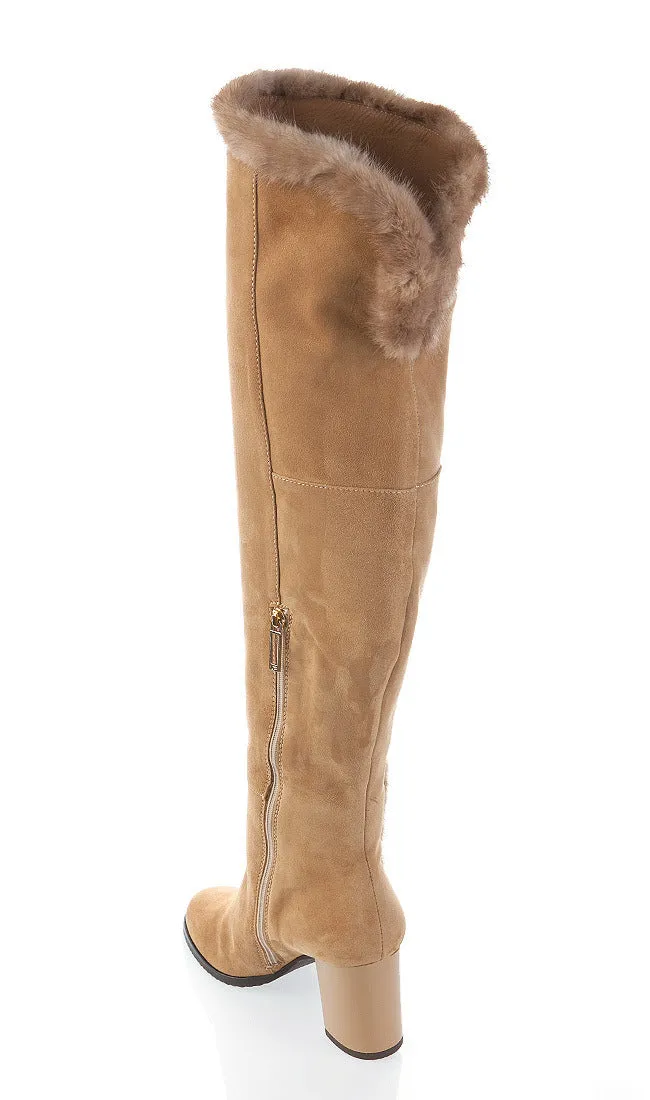 6234 Marino Fabiani Boots / Beige