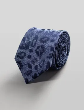 Animal Print Silk Tie