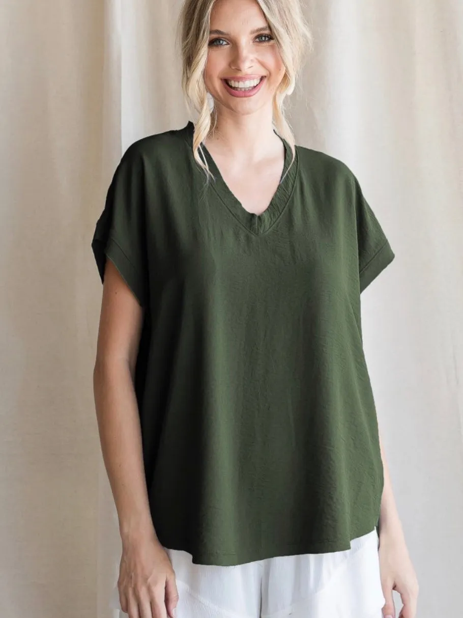 Ashlyn Top - Olive