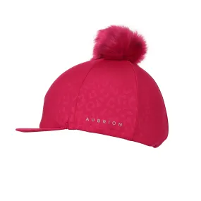 Aubrion Leopard Print Hat Cover - Cerise