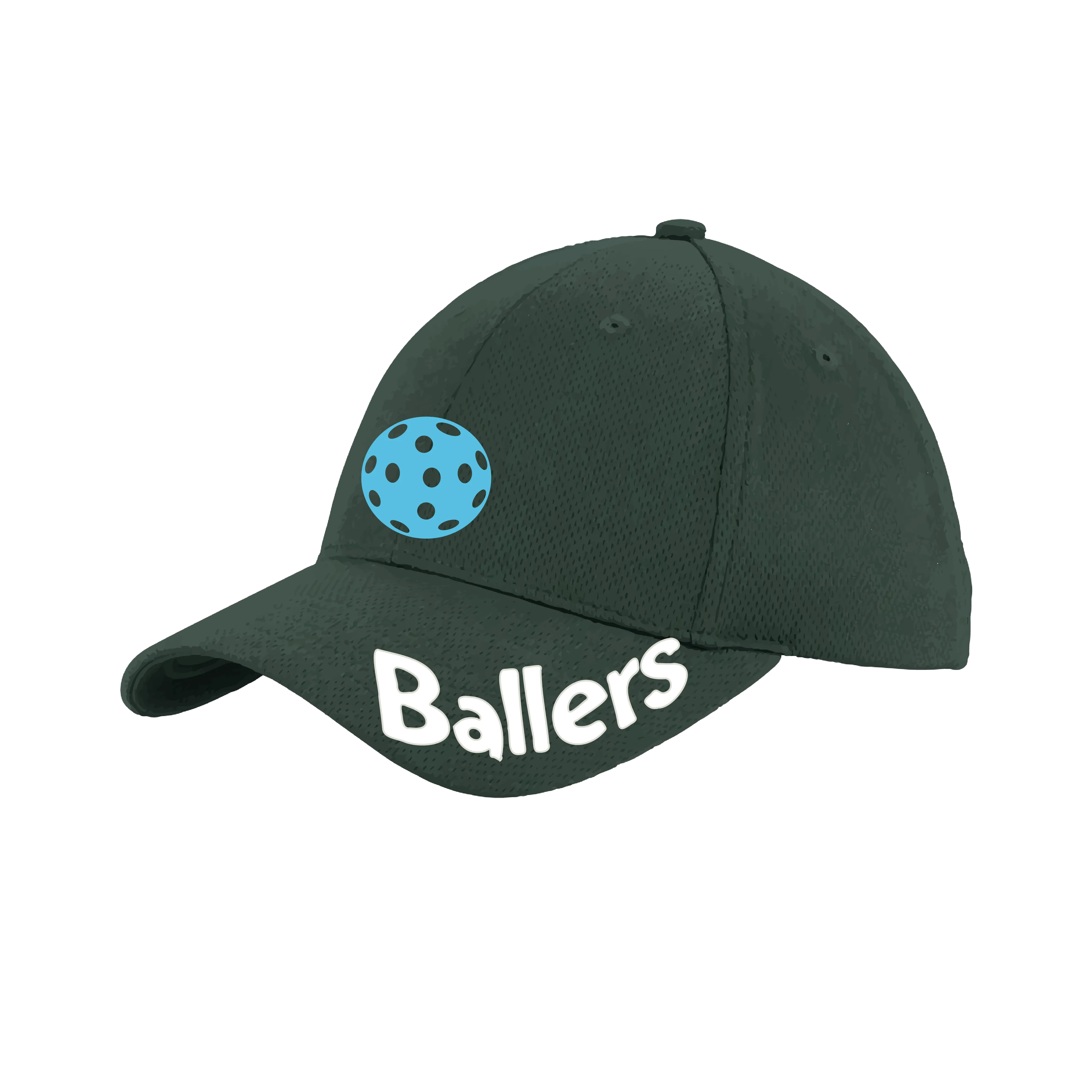 Ballers With Pickleballs (Customizable) | Pickleball Hat | Moisture-Wicking 100% Polyester