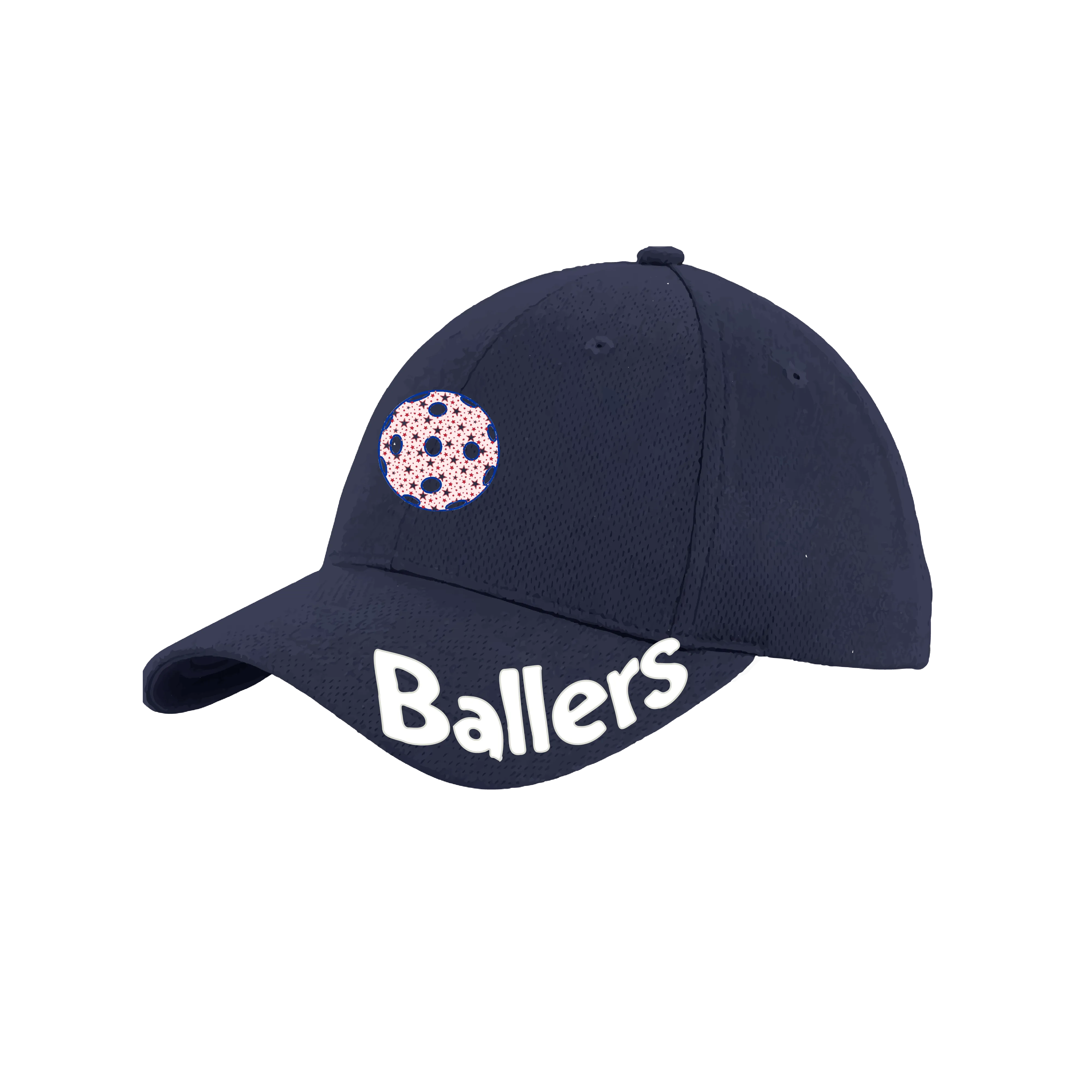 Ballers With Pickleballs (Customizable) | Pickleball Hat | Moisture-Wicking 100% Polyester