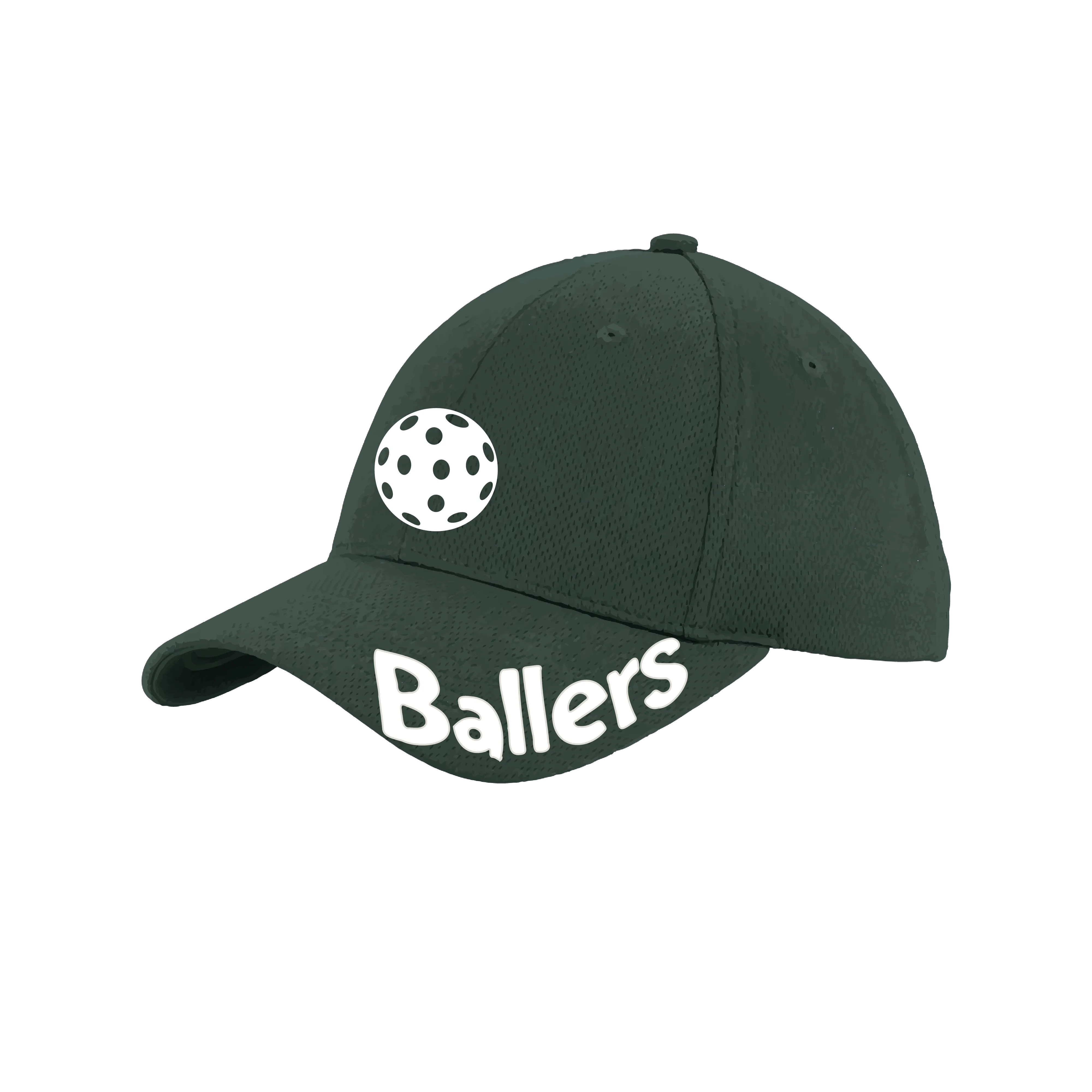 Ballers With Pickleballs (Customizable) | Pickleball Hat | Moisture-Wicking 100% Polyester