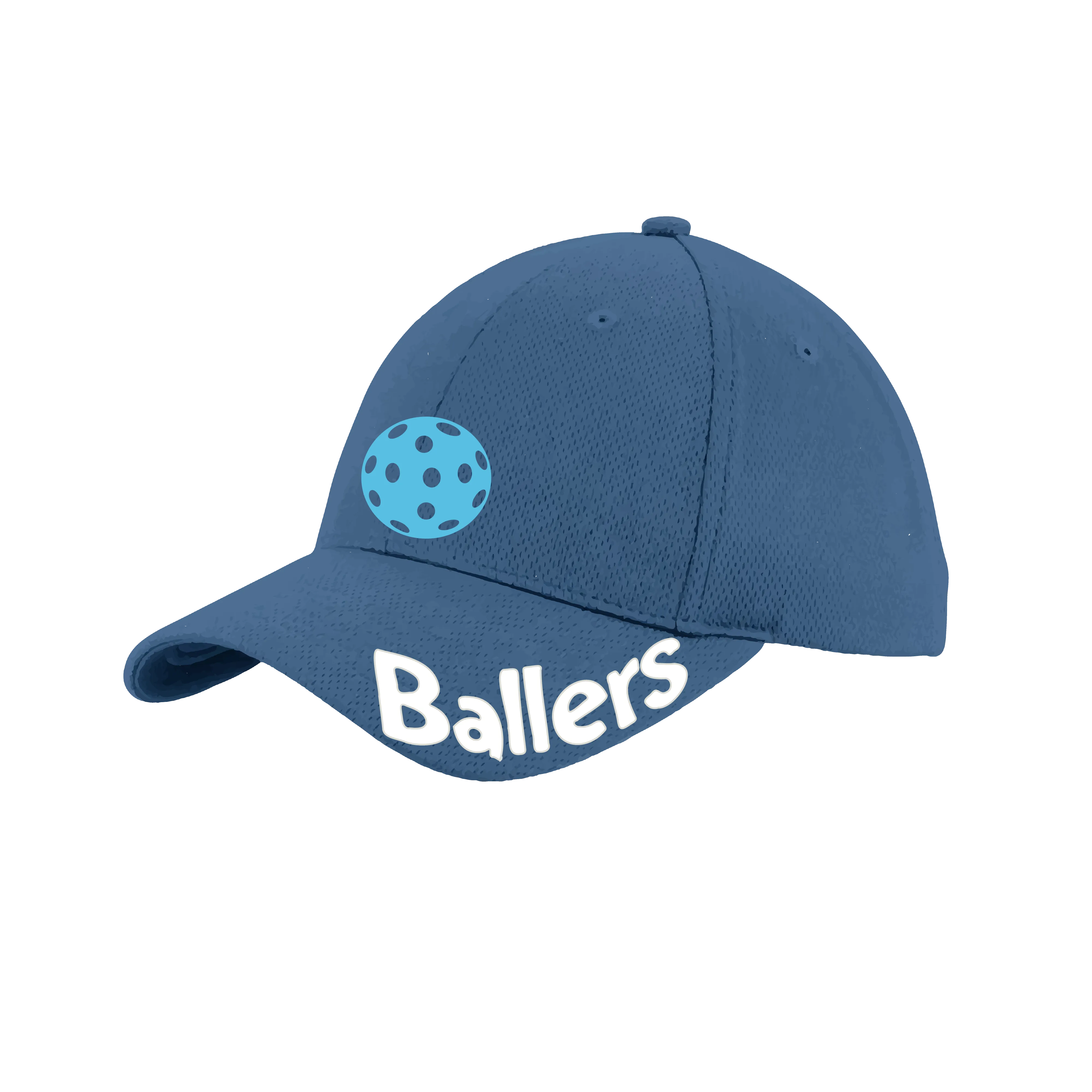 Ballers With Pickleballs (Customizable) | Pickleball Hat | Moisture-Wicking 100% Polyester