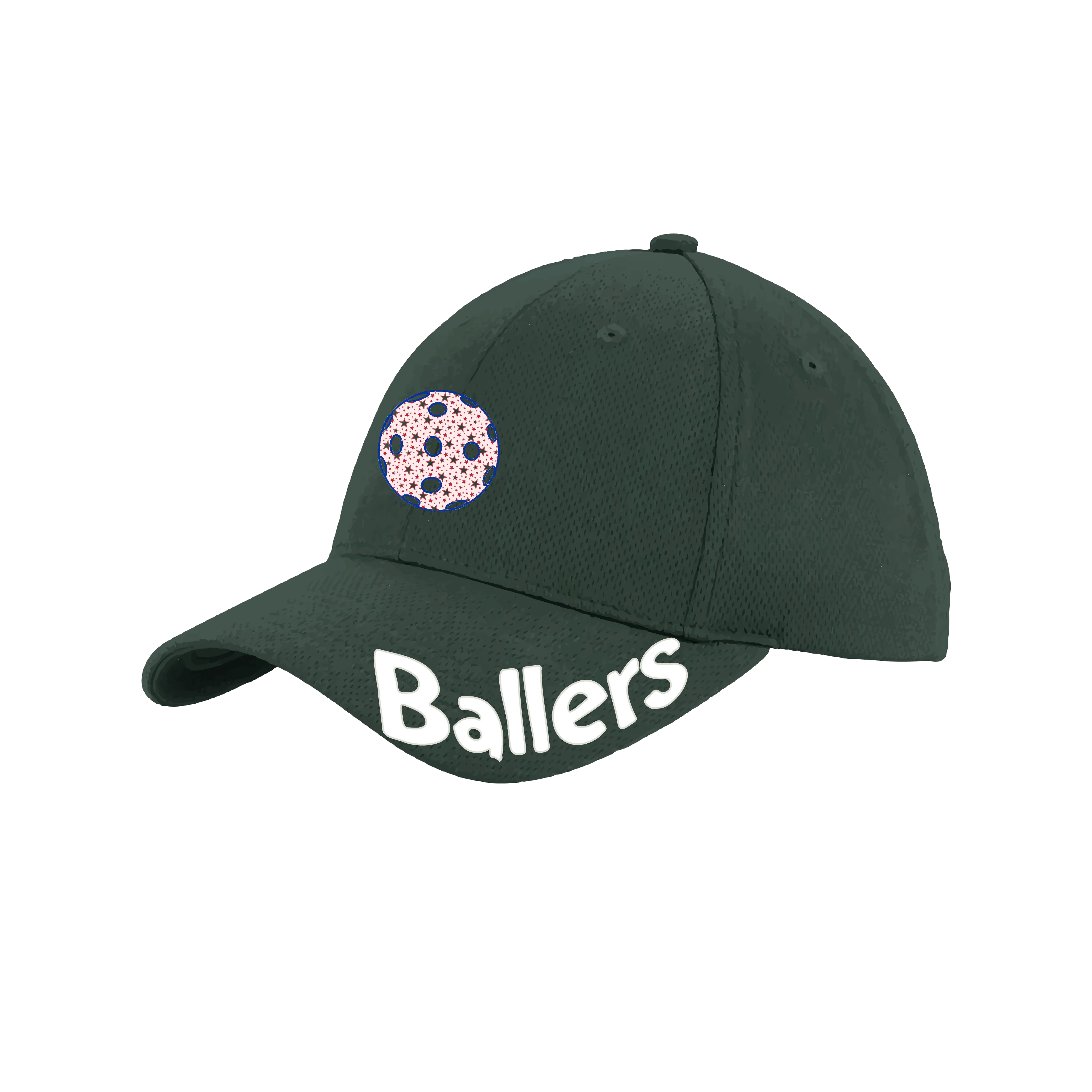 Ballers With Pickleballs (Customizable) | Pickleball Hat | Moisture-Wicking 100% Polyester