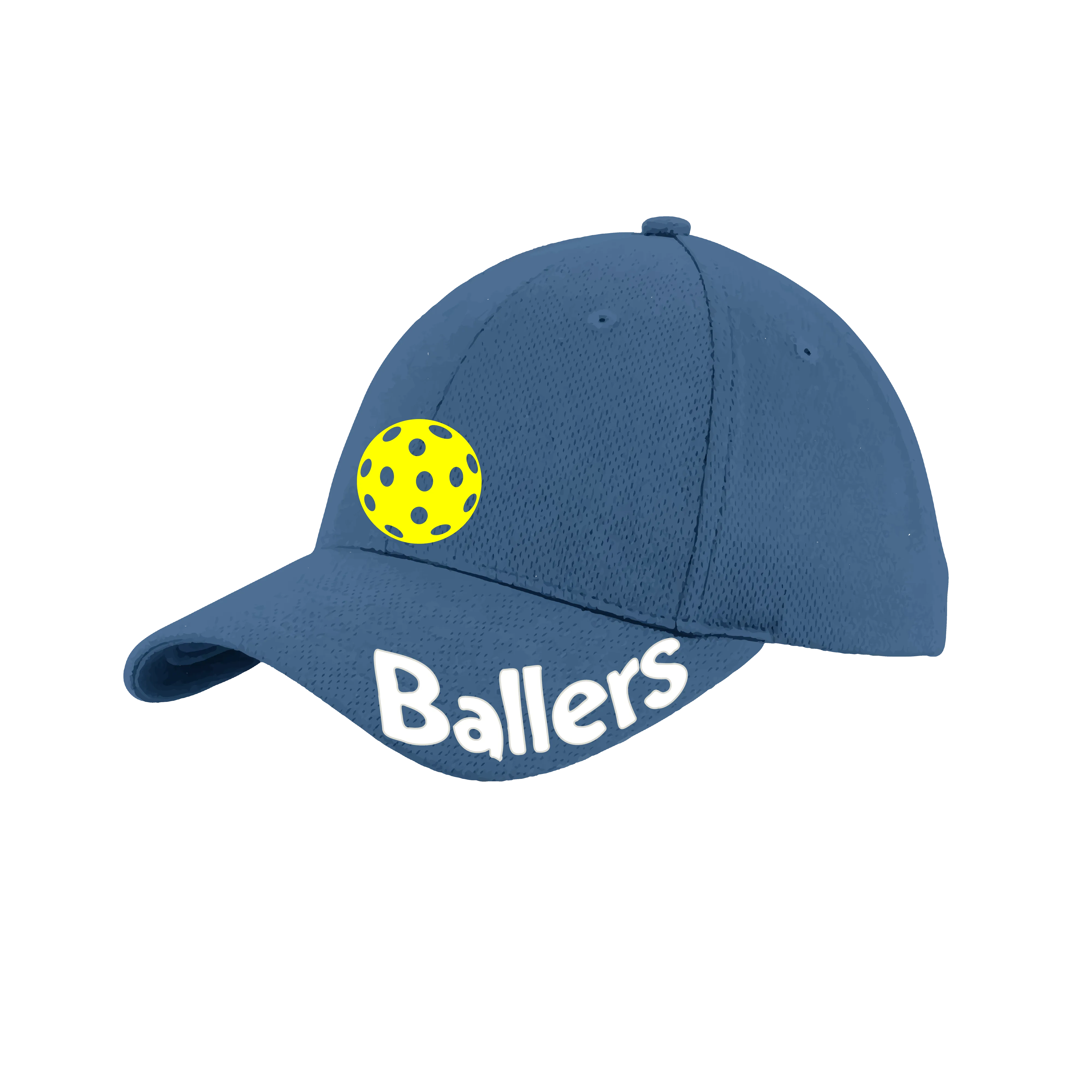 Ballers With Pickleballs (Customizable) | Pickleball Hat | Moisture-Wicking 100% Polyester