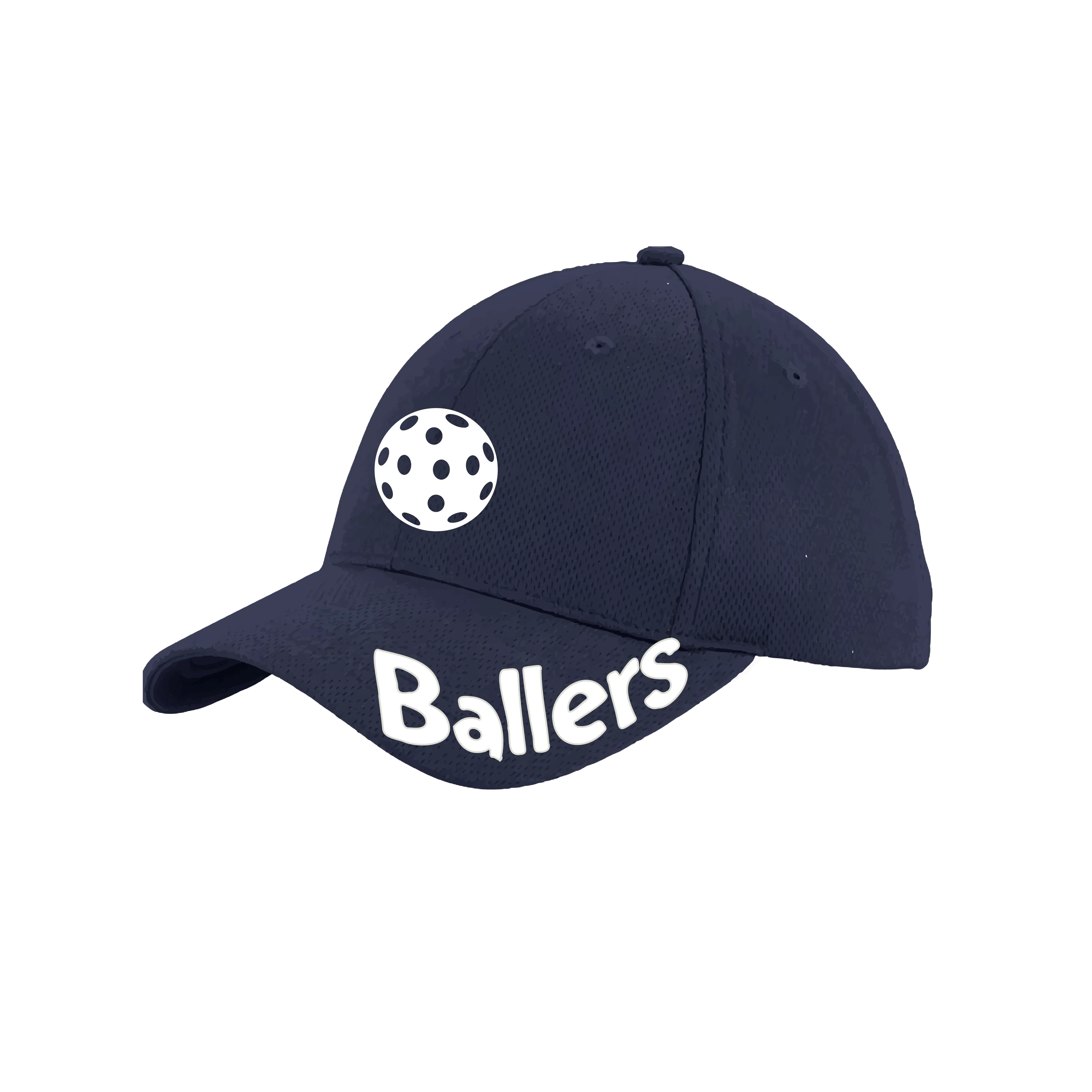 Ballers With Pickleballs (Customizable) | Pickleball Hat | Moisture-Wicking 100% Polyester