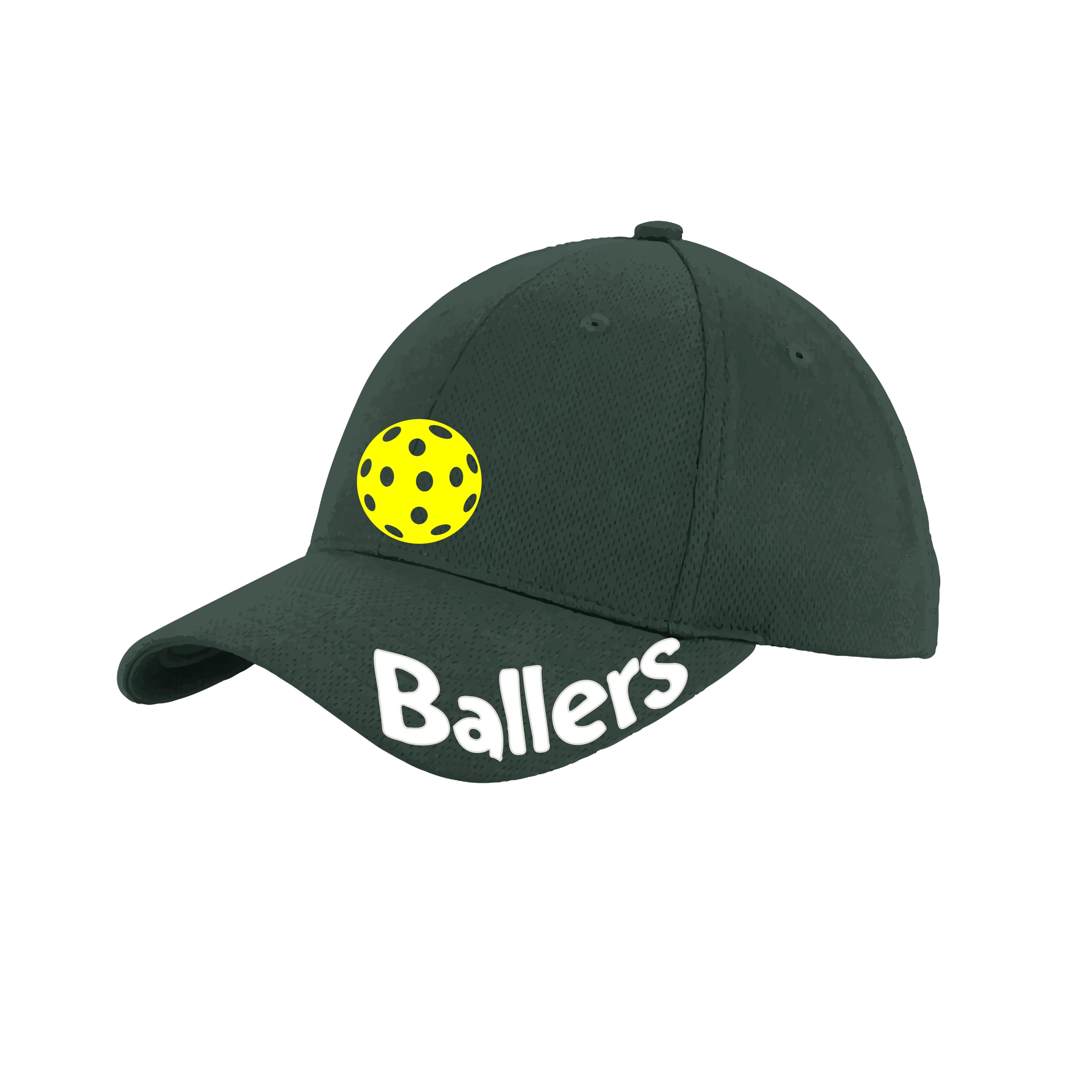 Ballers With Pickleballs (Customizable) | Pickleball Hat | Moisture-Wicking 100% Polyester