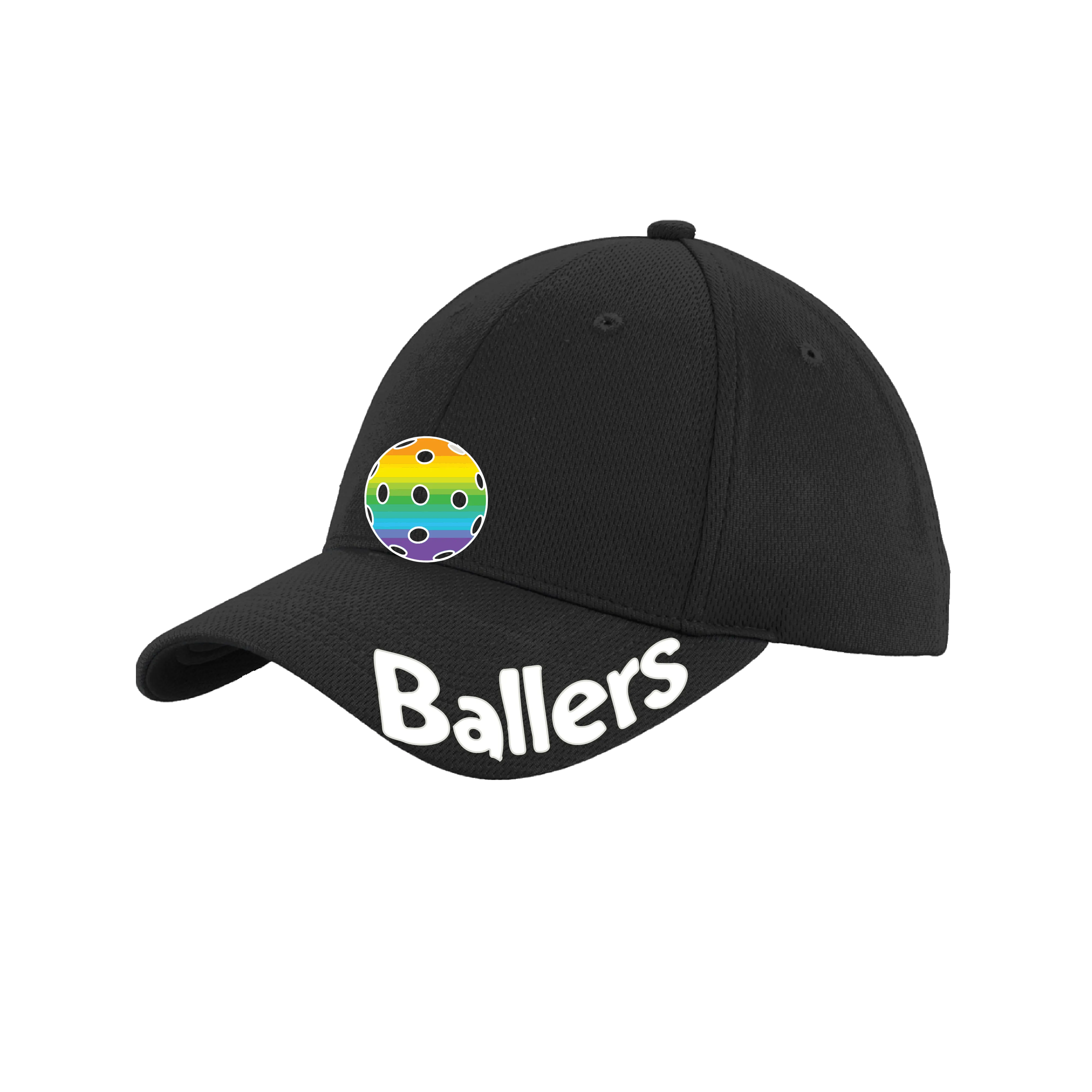 Ballers With Pickleballs (Customizable) | Pickleball Hat | Moisture-Wicking 100% Polyester