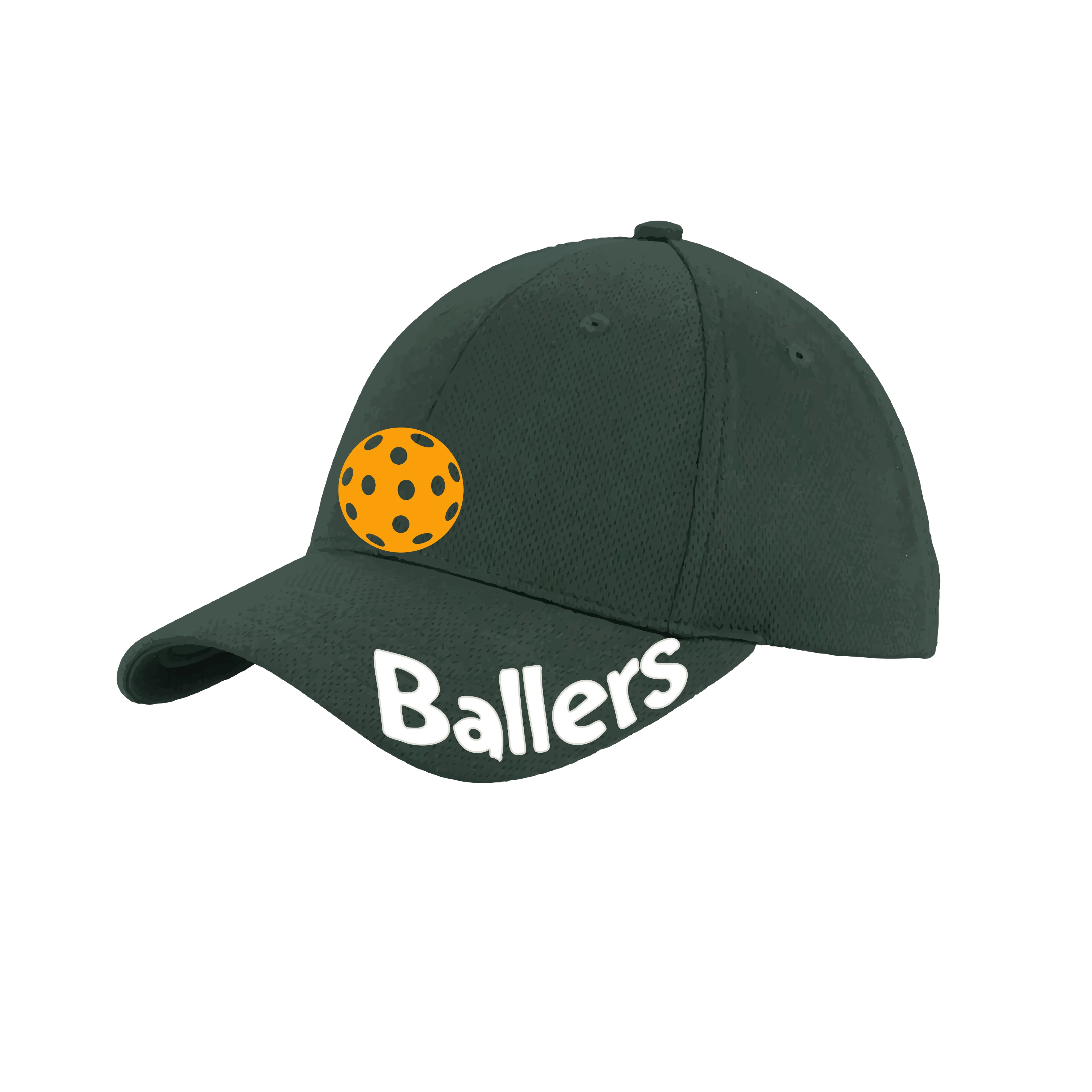 Ballers With Pickleballs (Customizable) | Pickleball Hat | Moisture-Wicking 100% Polyester