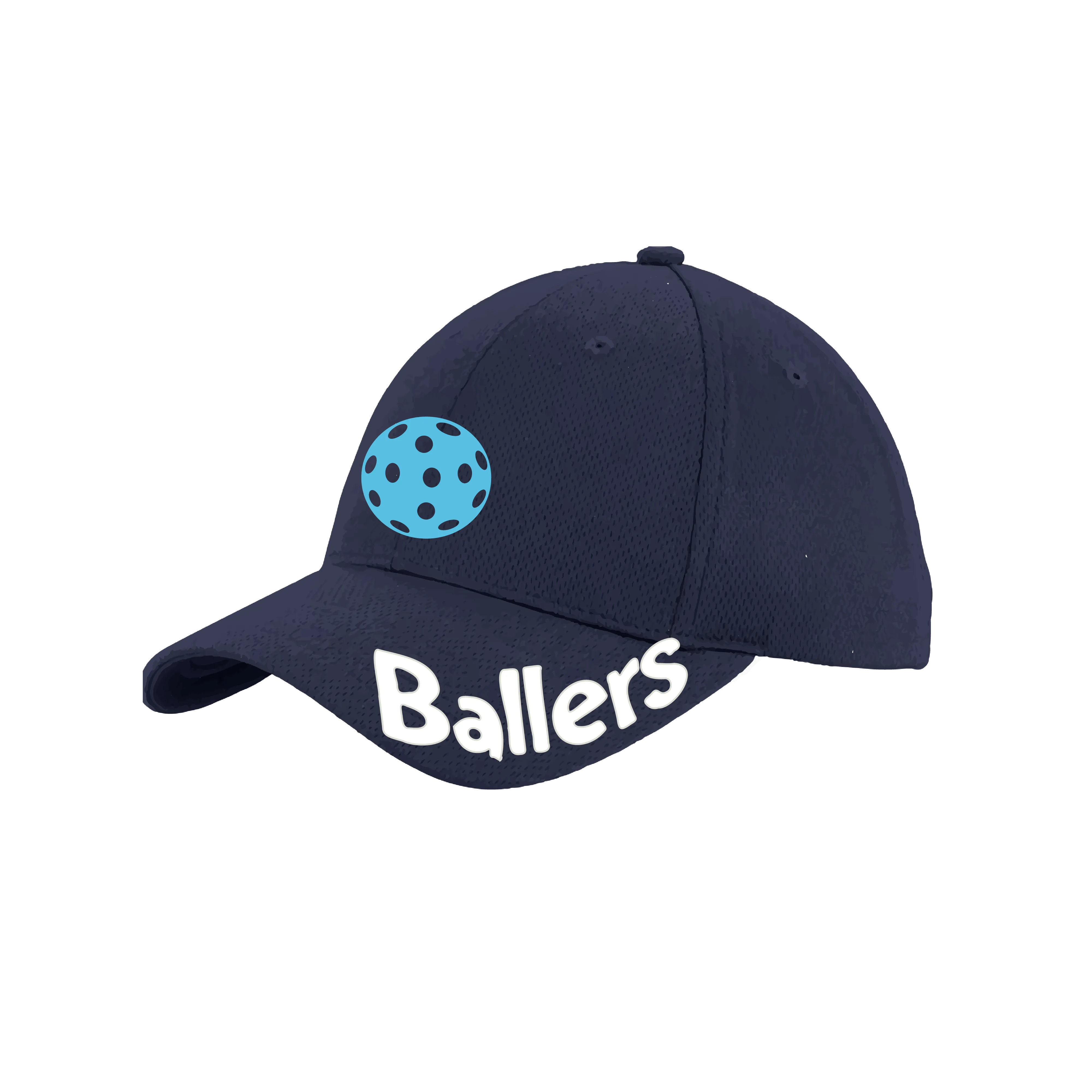 Ballers With Pickleballs (Customizable) | Pickleball Hat | Moisture-Wicking 100% Polyester