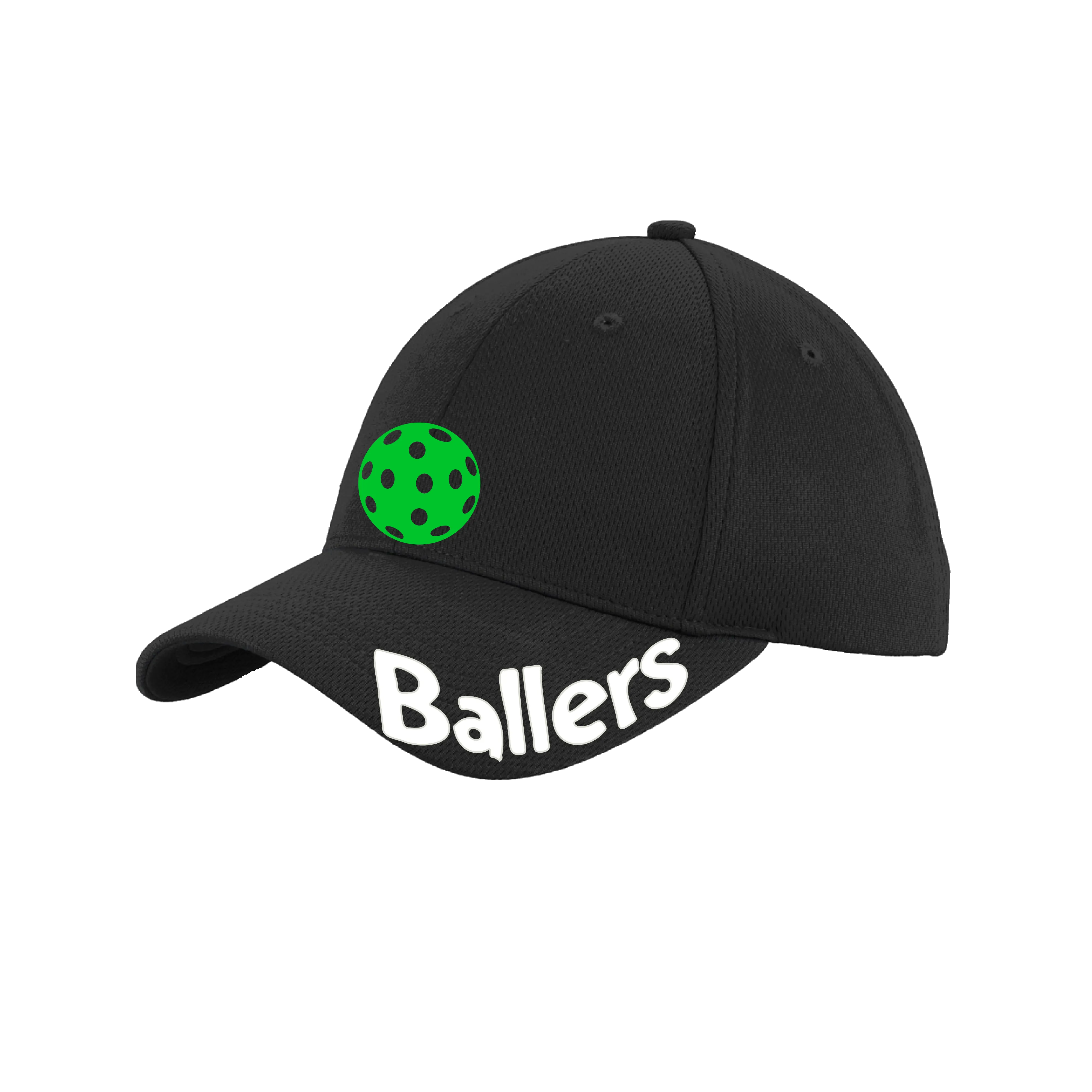 Ballers With Pickleballs (Customizable) | Pickleball Hat | Moisture-Wicking 100% Polyester