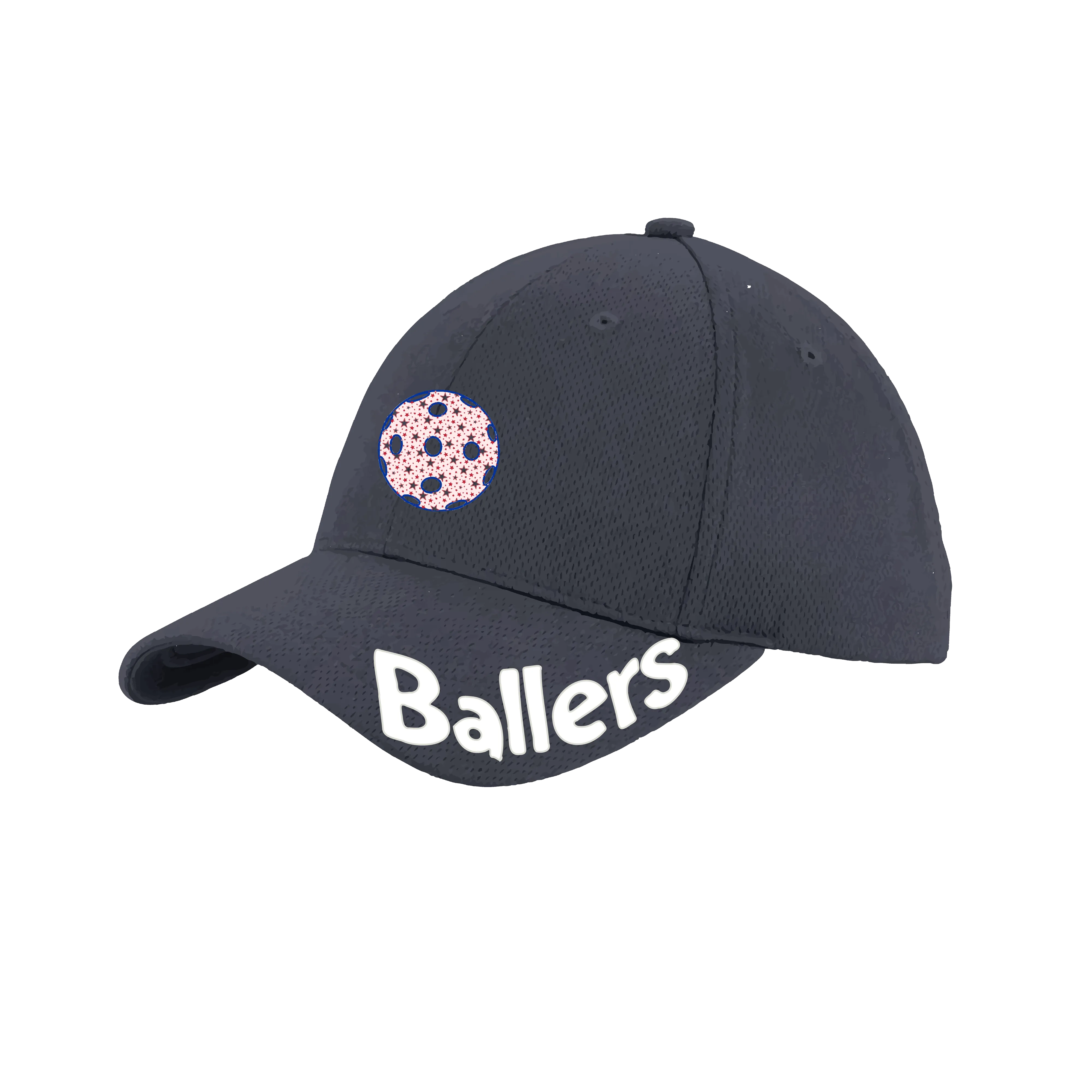 Ballers With Pickleballs (Customizable) | Pickleball Hat | Moisture-Wicking 100% Polyester