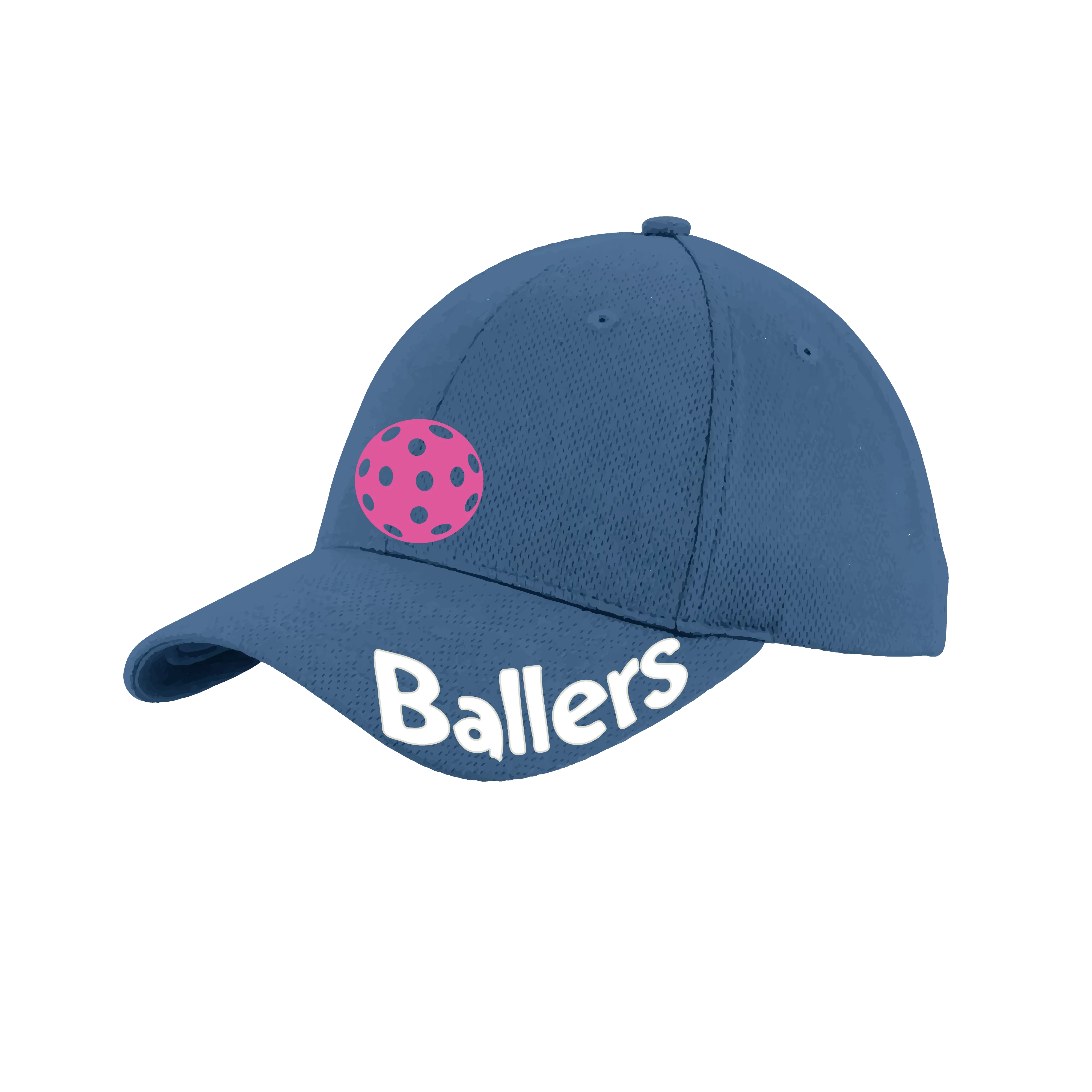 Ballers With Pickleballs (Customizable) | Pickleball Hat | Moisture-Wicking 100% Polyester