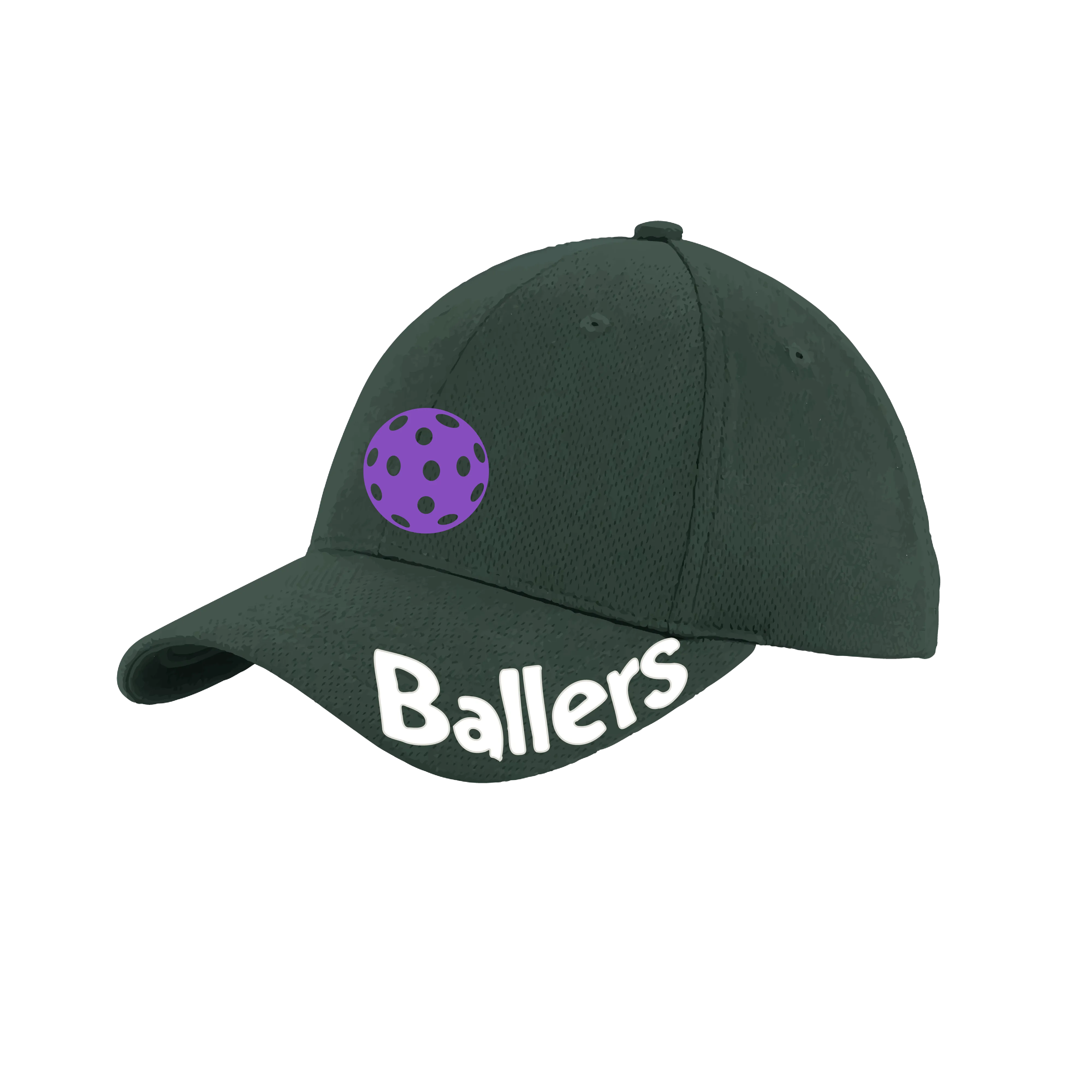 Ballers With Pickleballs (Customizable) | Pickleball Hat | Moisture-Wicking 100% Polyester