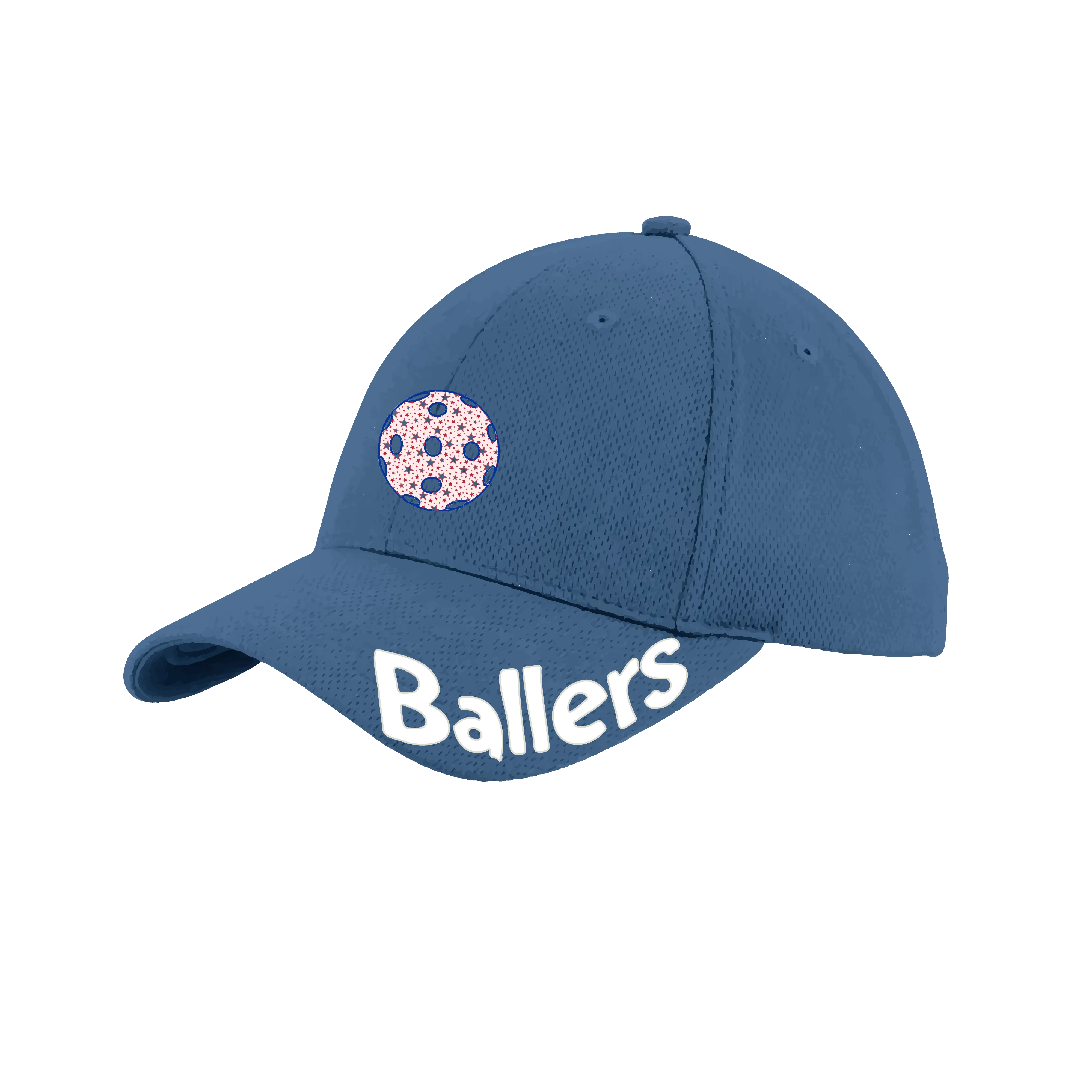 Ballers With Pickleballs (Customizable) | Pickleball Hat | Moisture-Wicking 100% Polyester