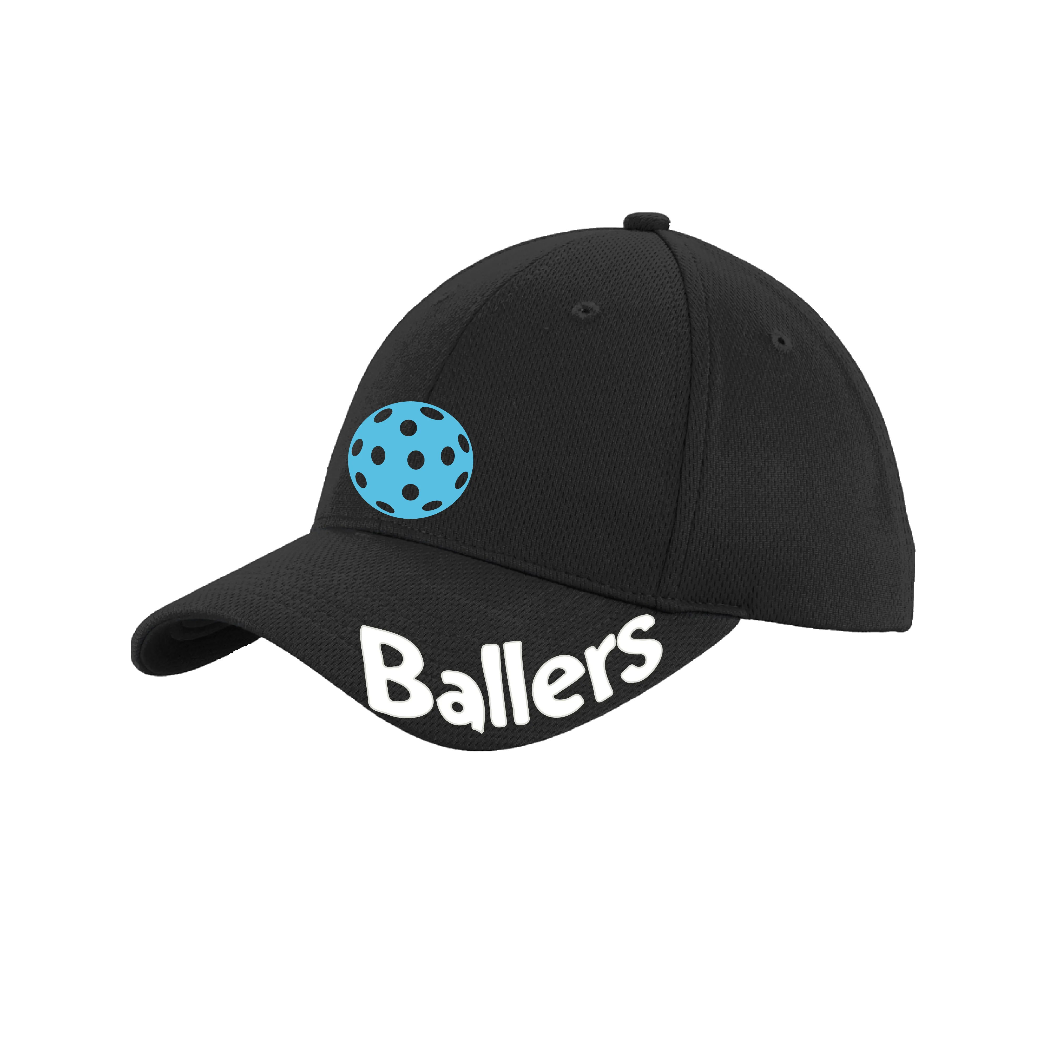 Ballers With Pickleballs (Customizable) | Pickleball Hat | Moisture-Wicking 100% Polyester