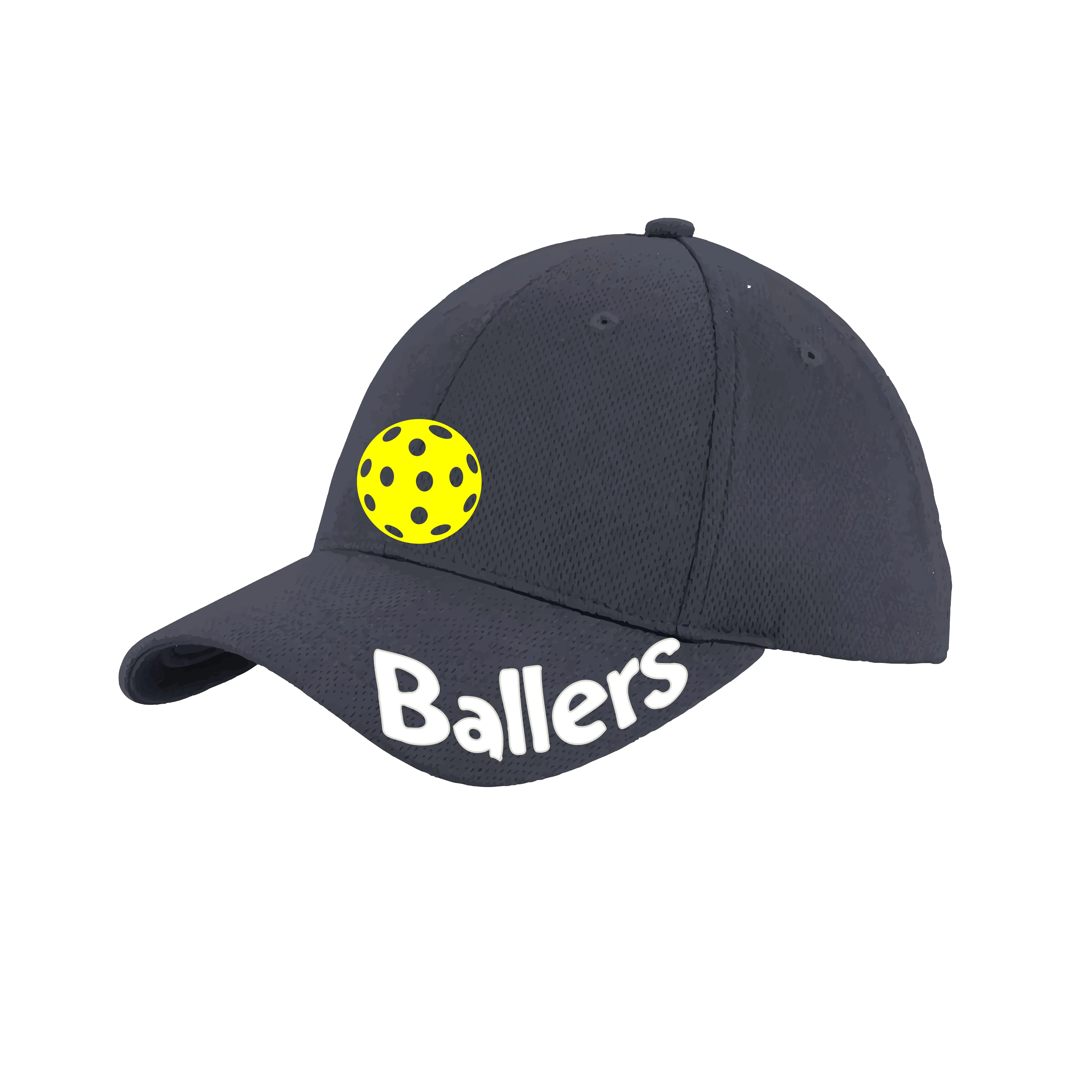 Ballers With Pickleballs (Customizable) | Pickleball Hat | Moisture-Wicking 100% Polyester