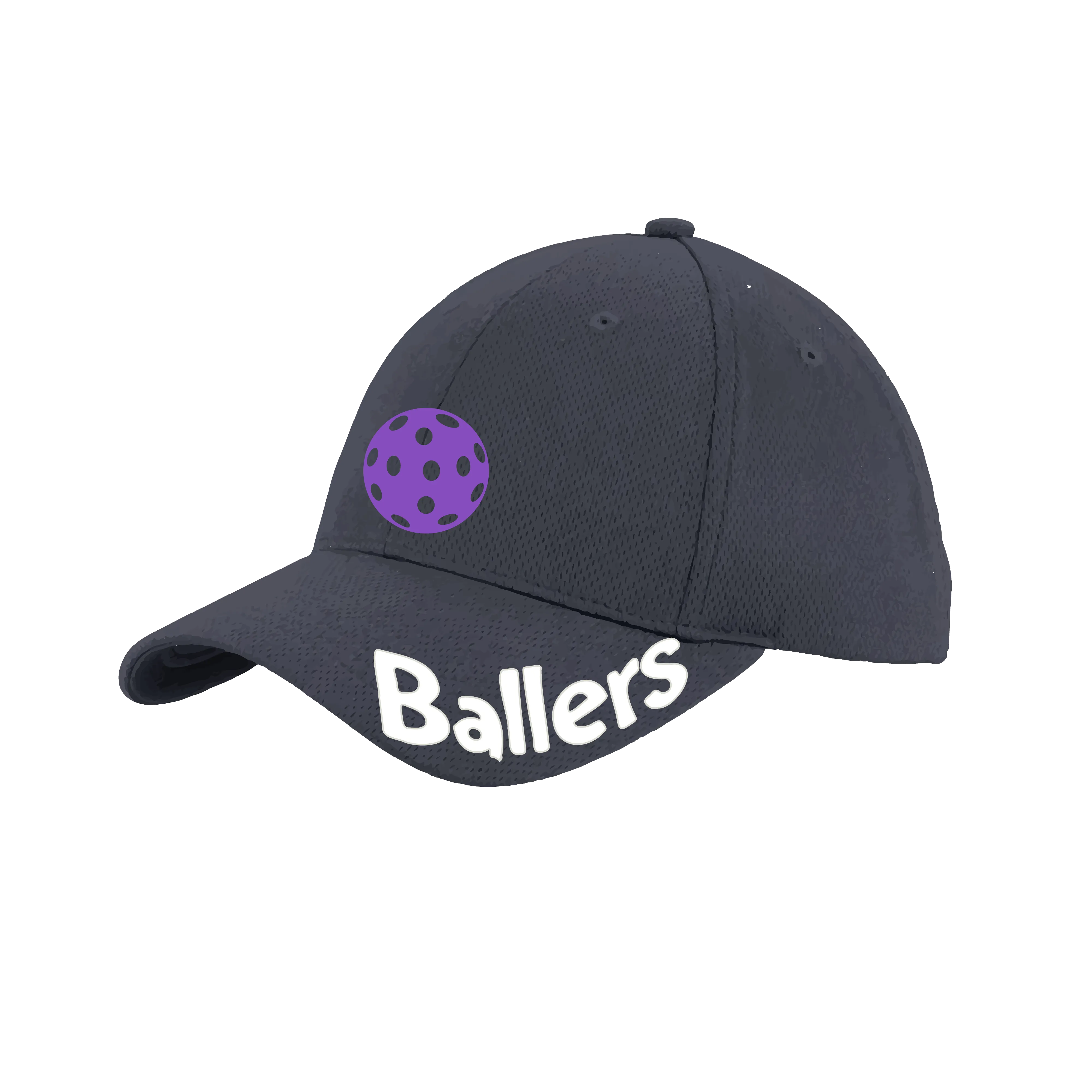 Ballers With Pickleballs (Customizable) | Pickleball Hat | Moisture-Wicking 100% Polyester