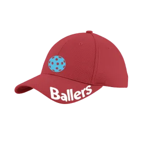 Ballers With Pickleballs (Customizable) | Pickleball Hat | Moisture-Wicking 100% Polyester