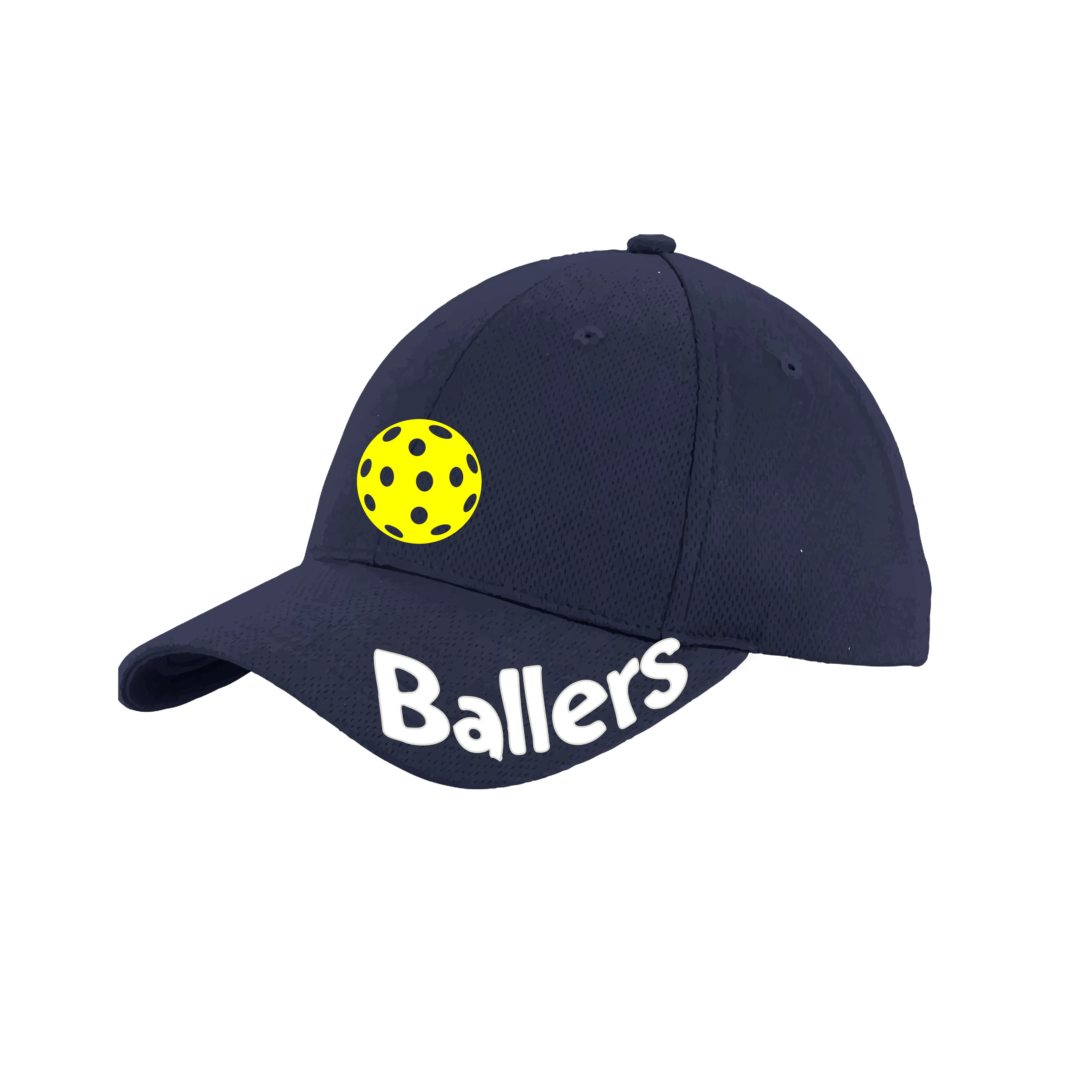 Ballers With Pickleballs (Customizable) | Pickleball Hat | Moisture-Wicking 100% Polyester