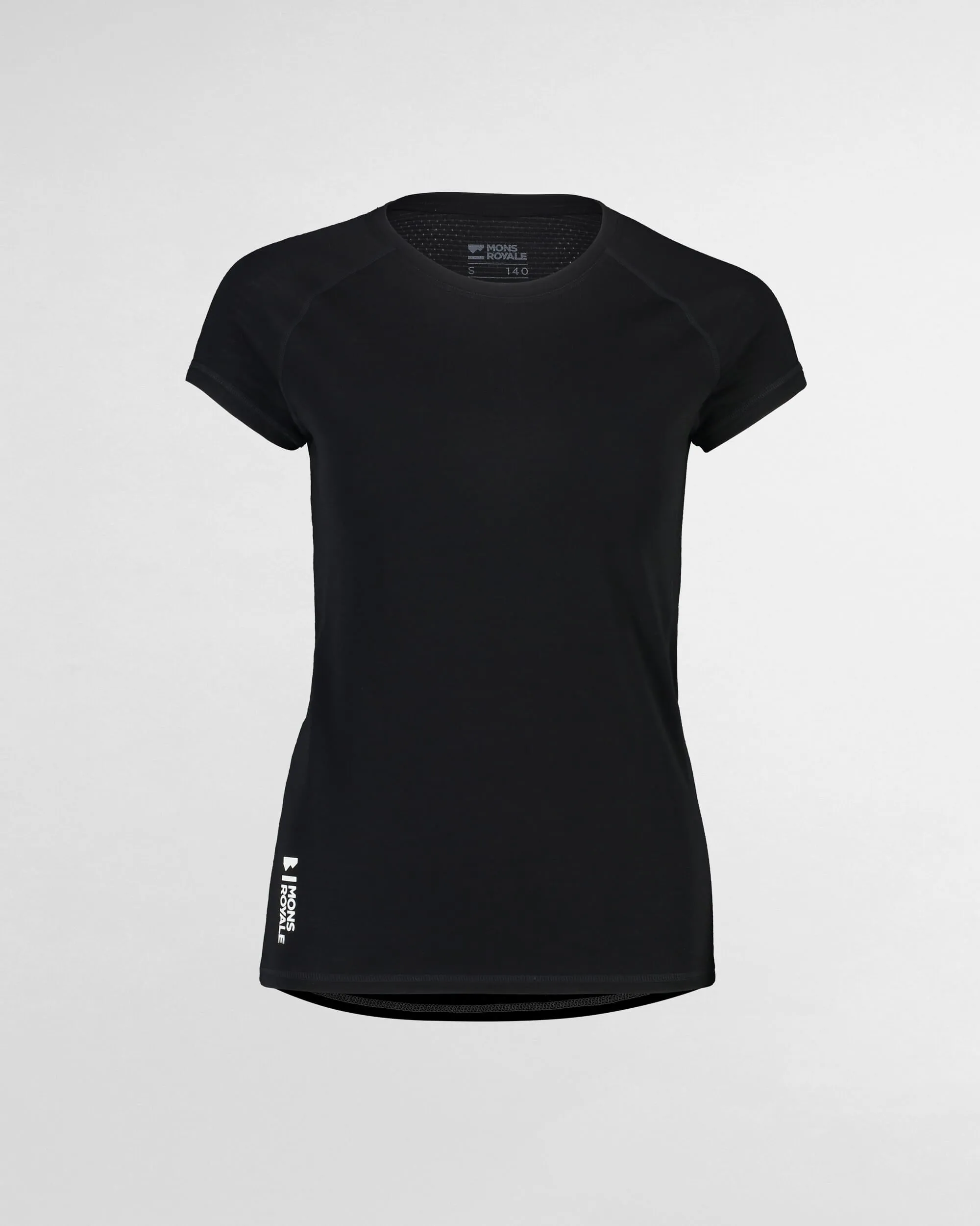 Bella Merino T-Shirt - Black