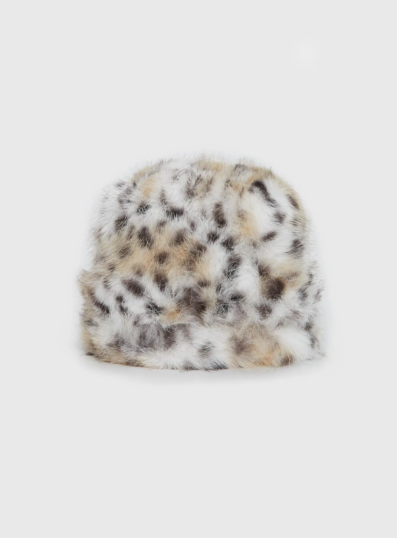 Birkley Fluffy Hat Leopard