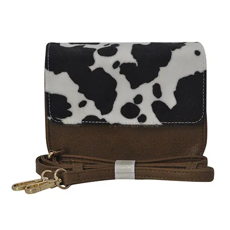 Black Cow NGIL Faux Fur Clutch/Crossbody Bag