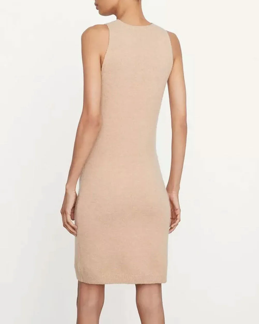 Brittle Sleeveless Sweater Dress