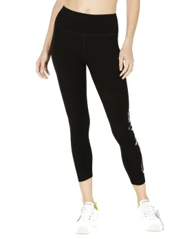 Calvin Klein Performance Camo-Logo High-Waist Leggings, Black, XS