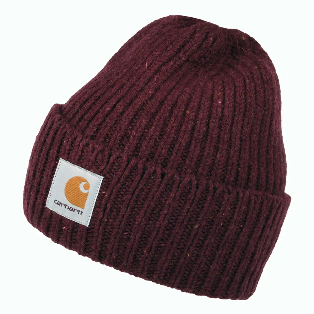 Carhartt WIP Hats Anglistic Beanie Hat - Wine