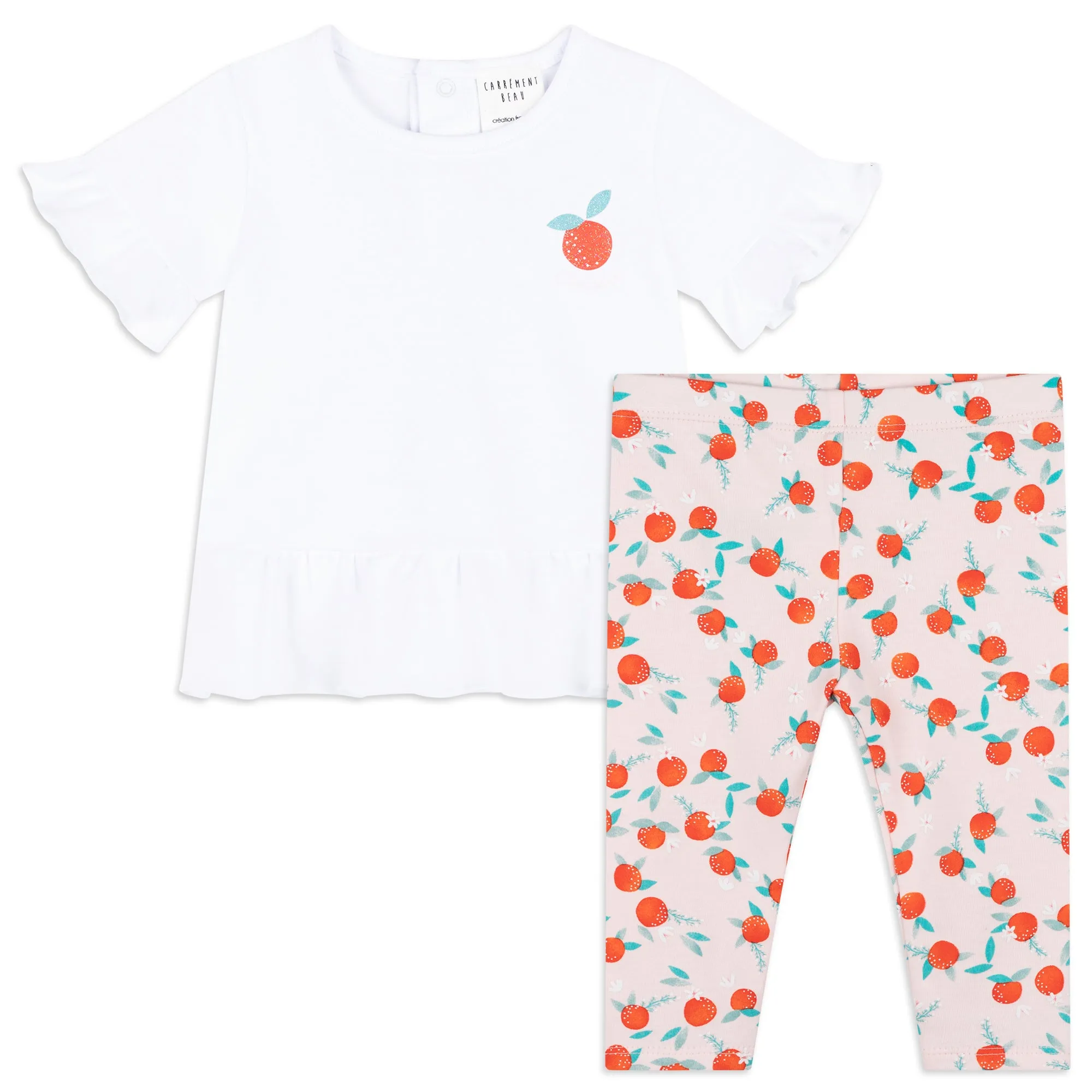 Carrément Beau T Shirt Spring 1 Infant Pink White