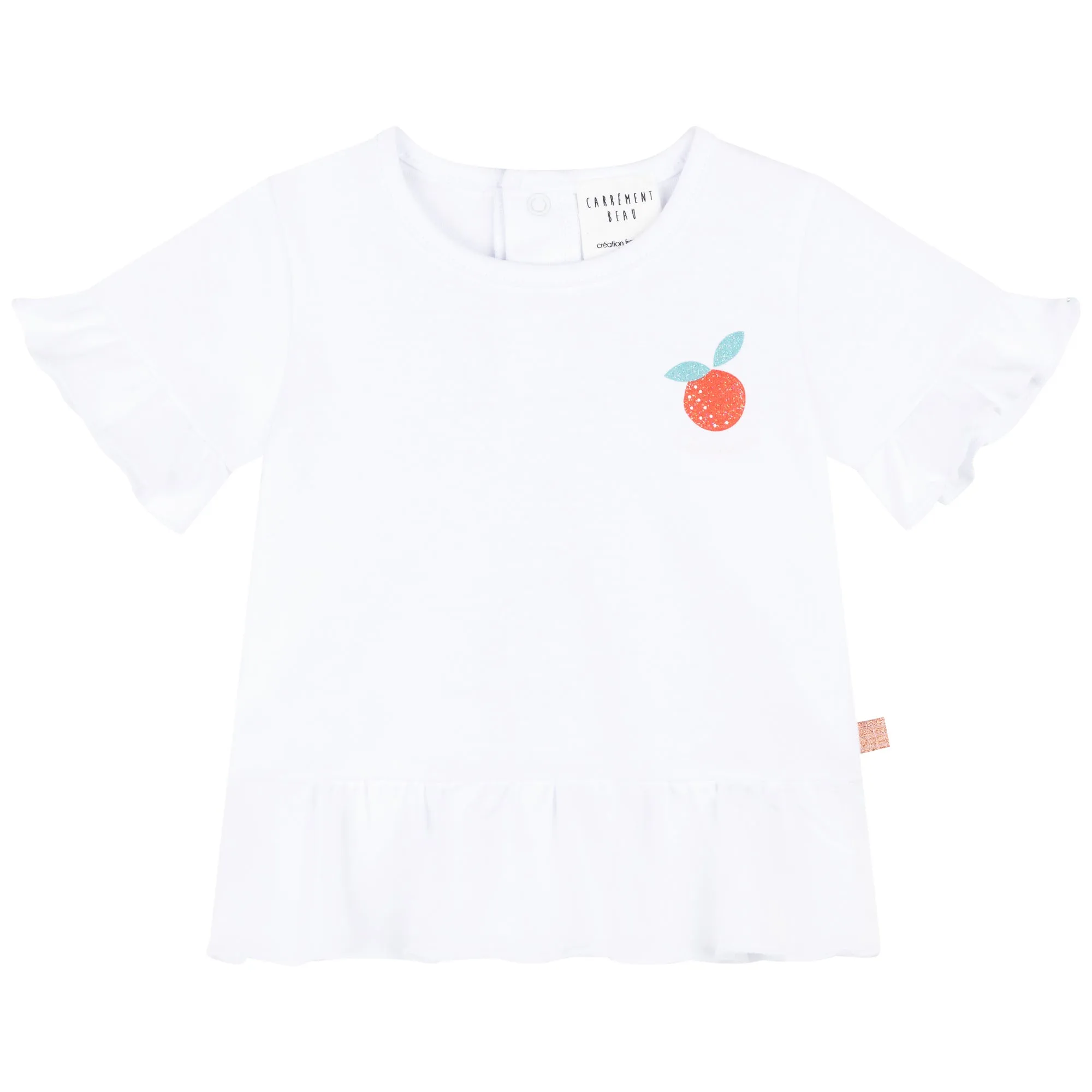 Carrément Beau T Shirt Spring 1 Infant Pink White