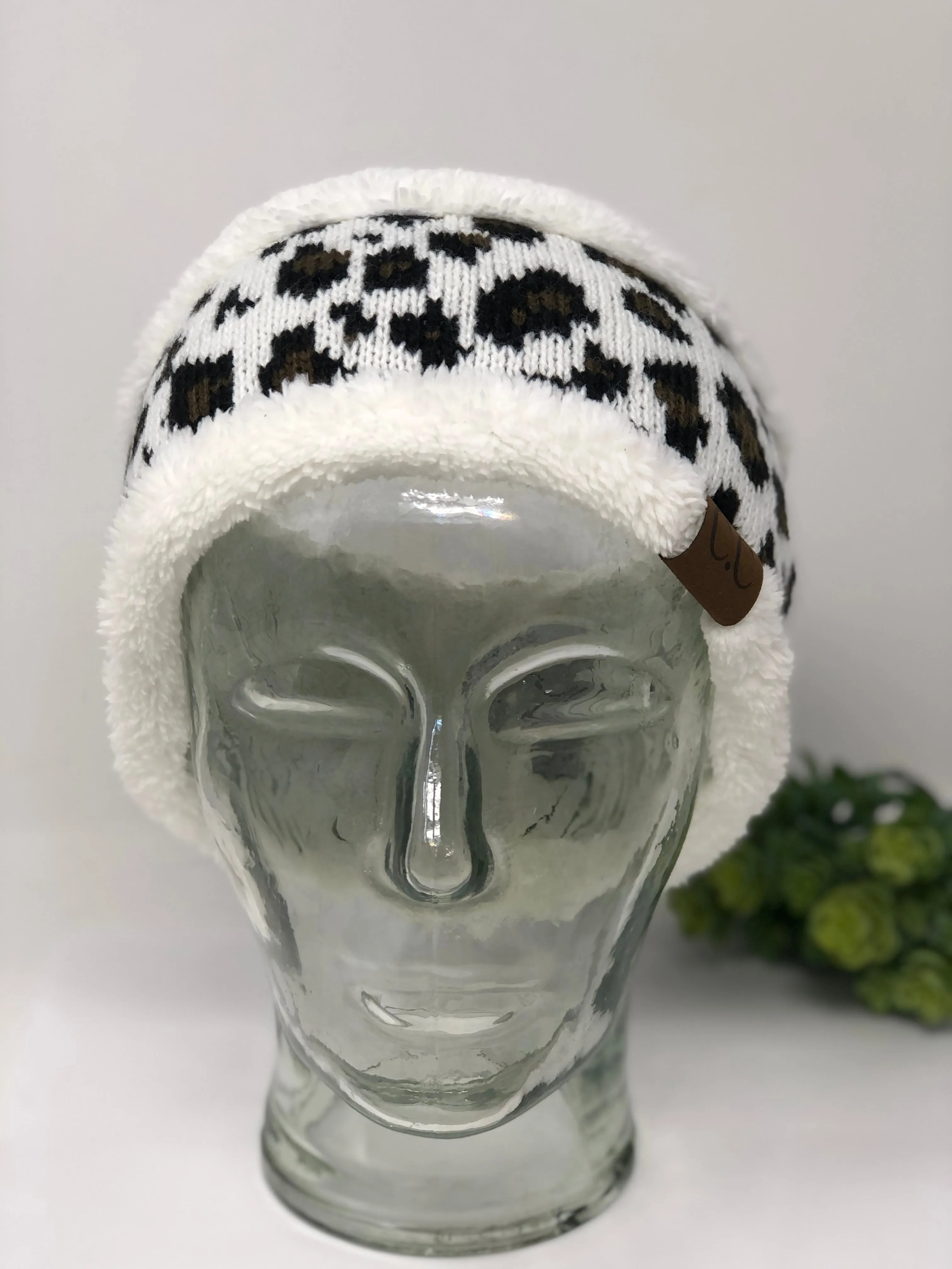 CC Leopard Band Ear Warmer