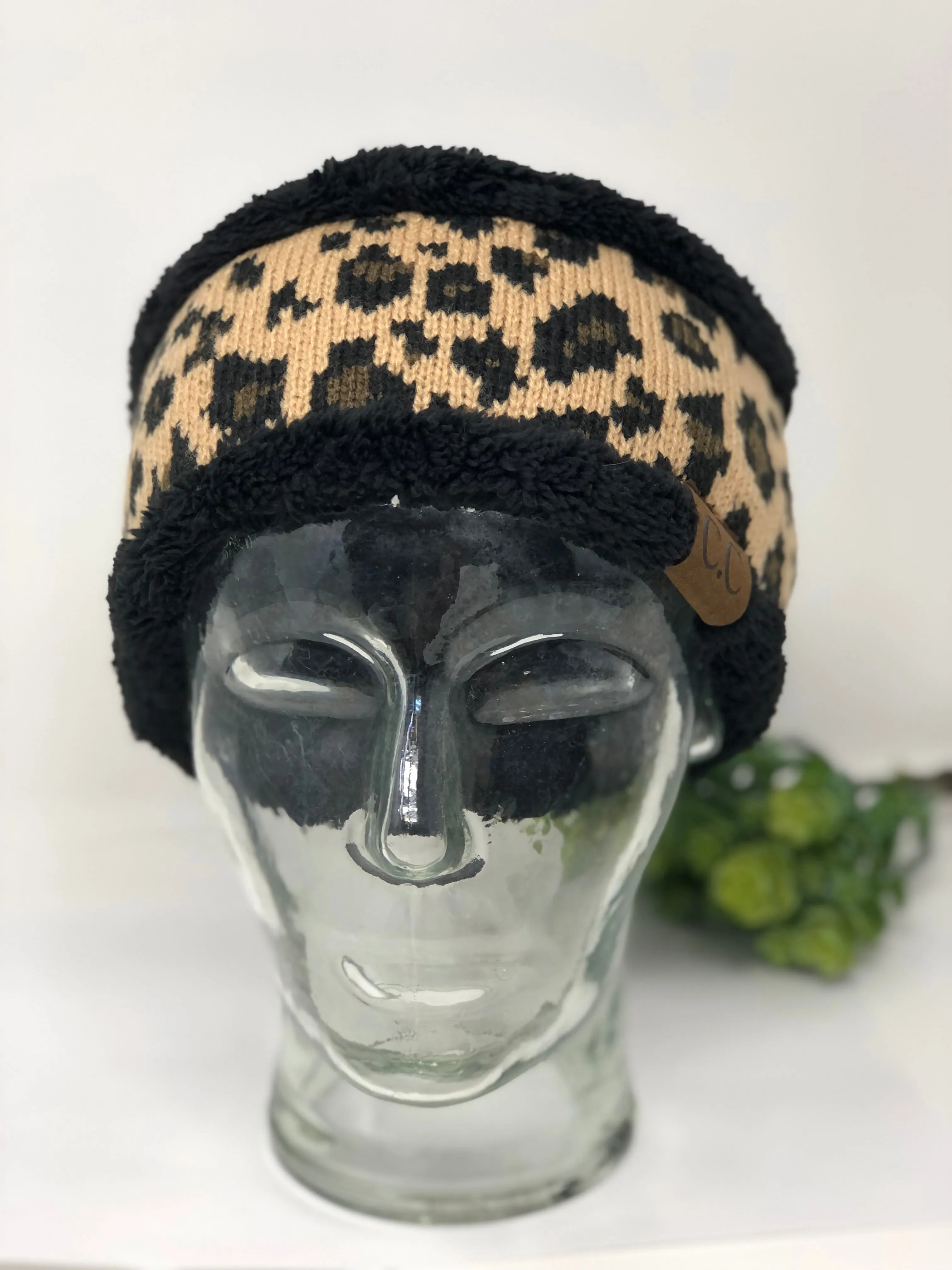 CC Leopard Band Ear Warmer