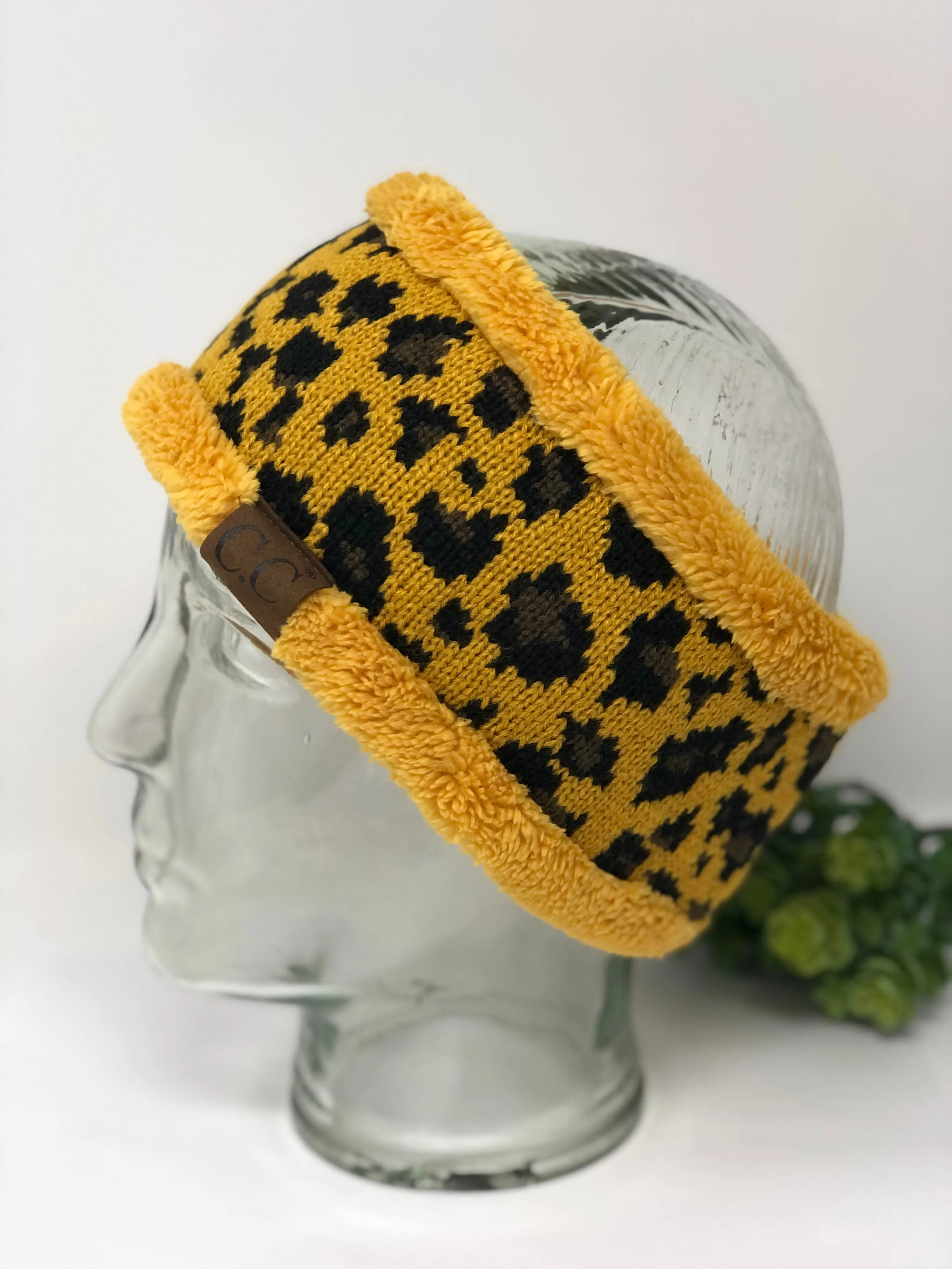 CC Leopard Band Ear Warmer