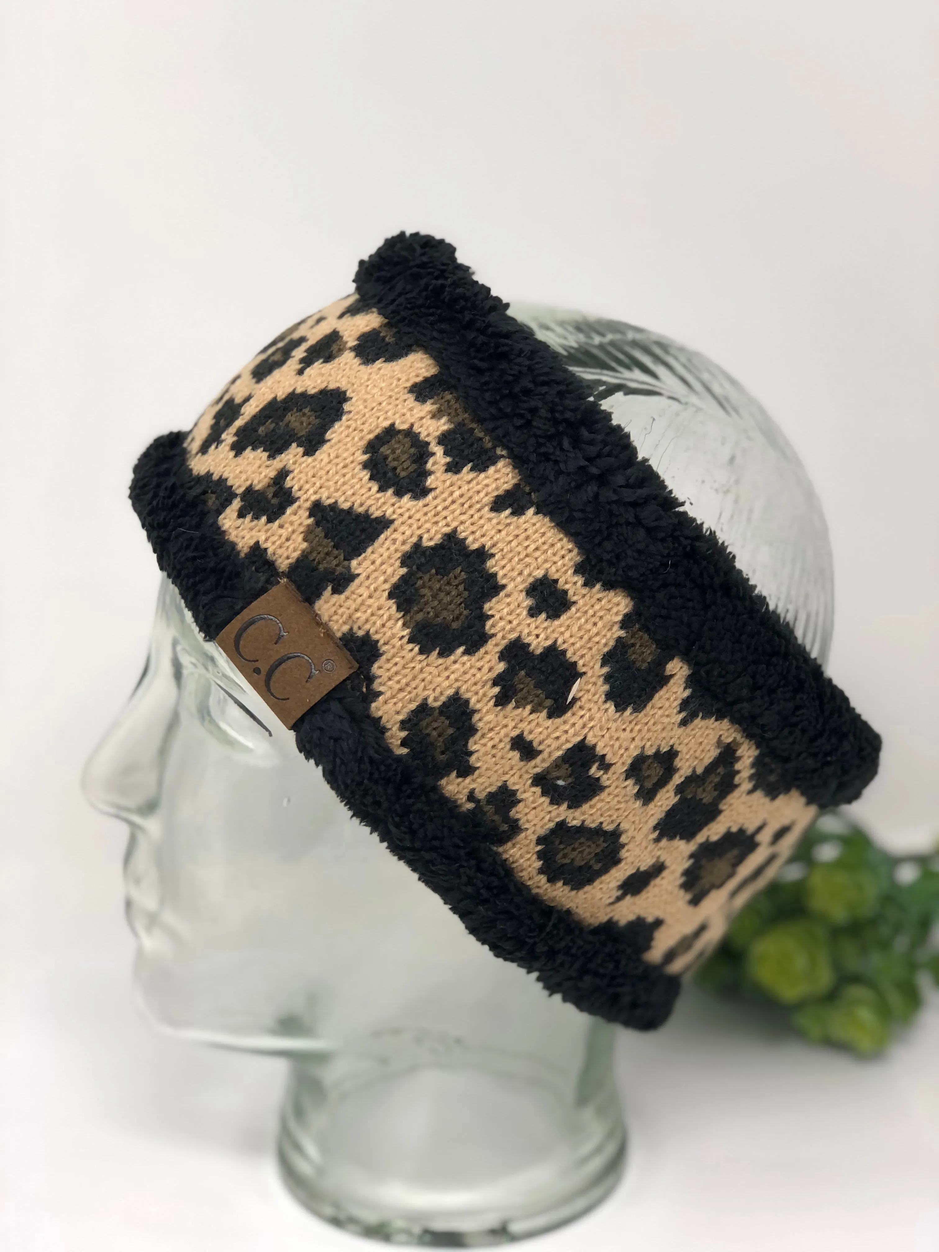 CC Leopard Band Ear Warmer