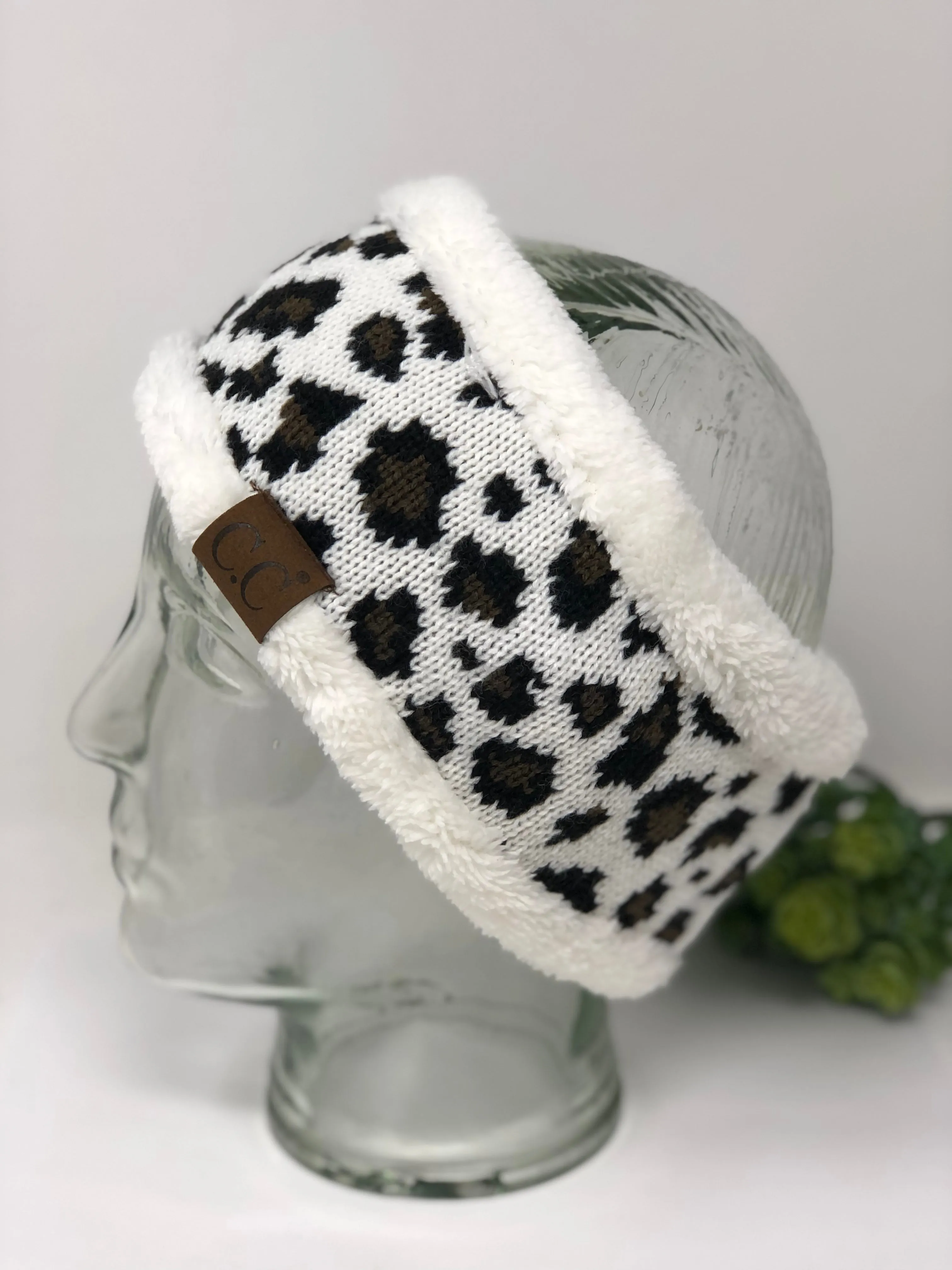 CC Leopard Band Ear Warmer