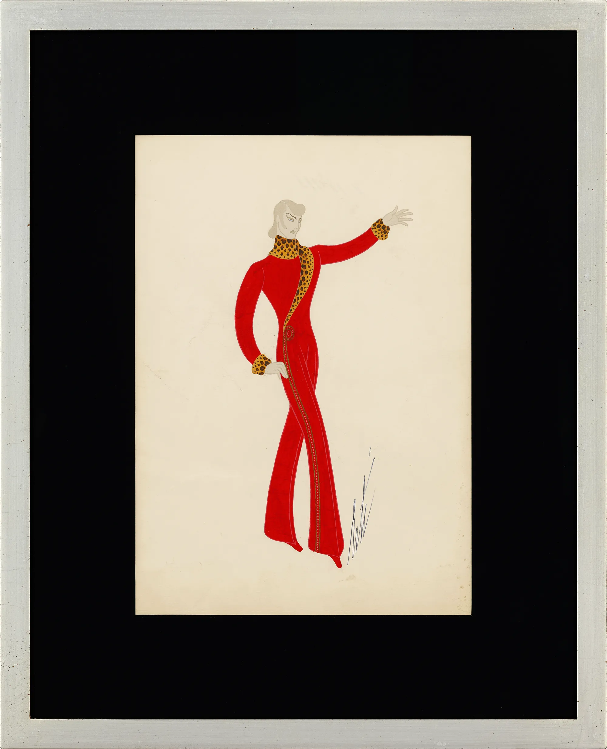 Chanteur by Erté