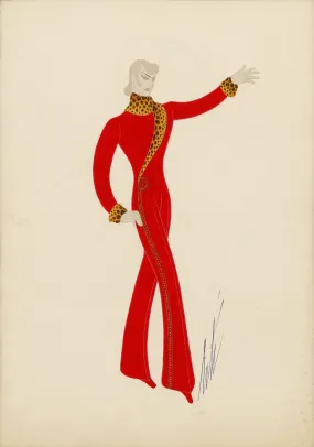 Chanteur by Erté