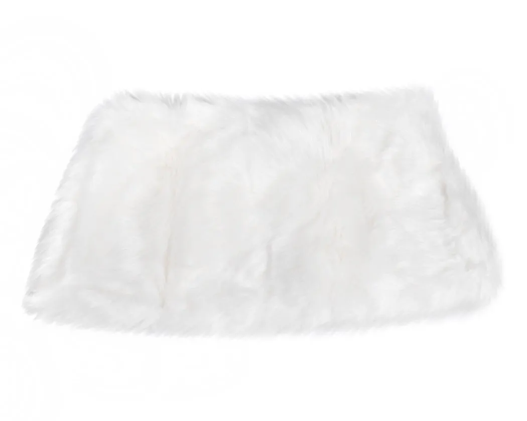 Chic White Bridal Faux Fur Wedding Shawls