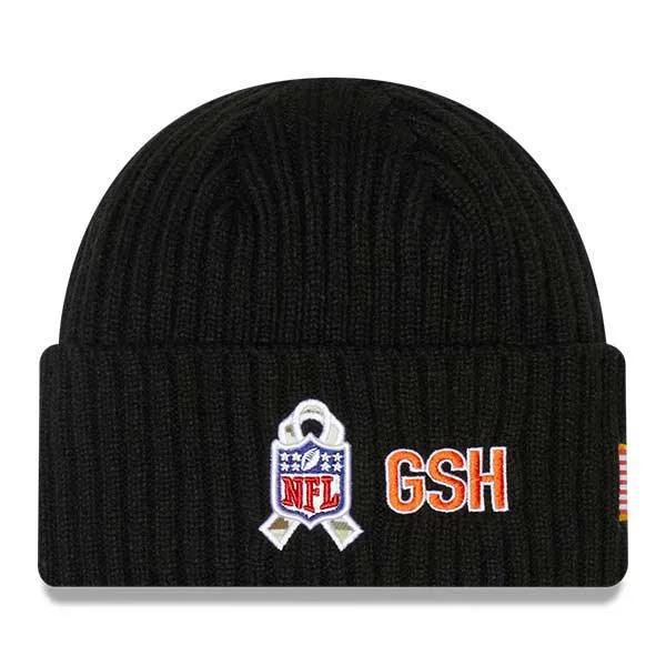 Chicago Bears 2022 Black On Field Knit Hat